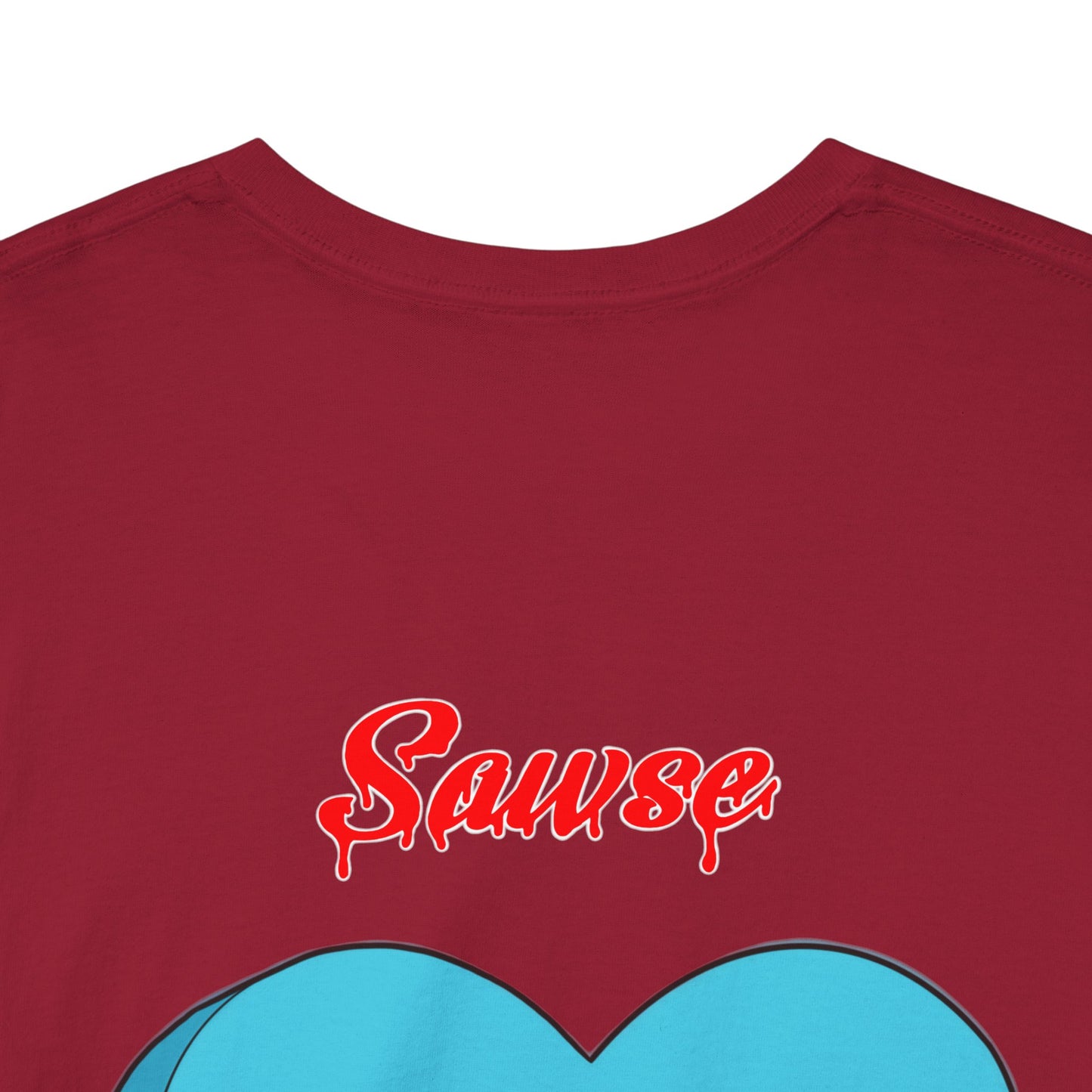 Conversation Heart Duck Sawse Logo Tee Heavy Cotton 06