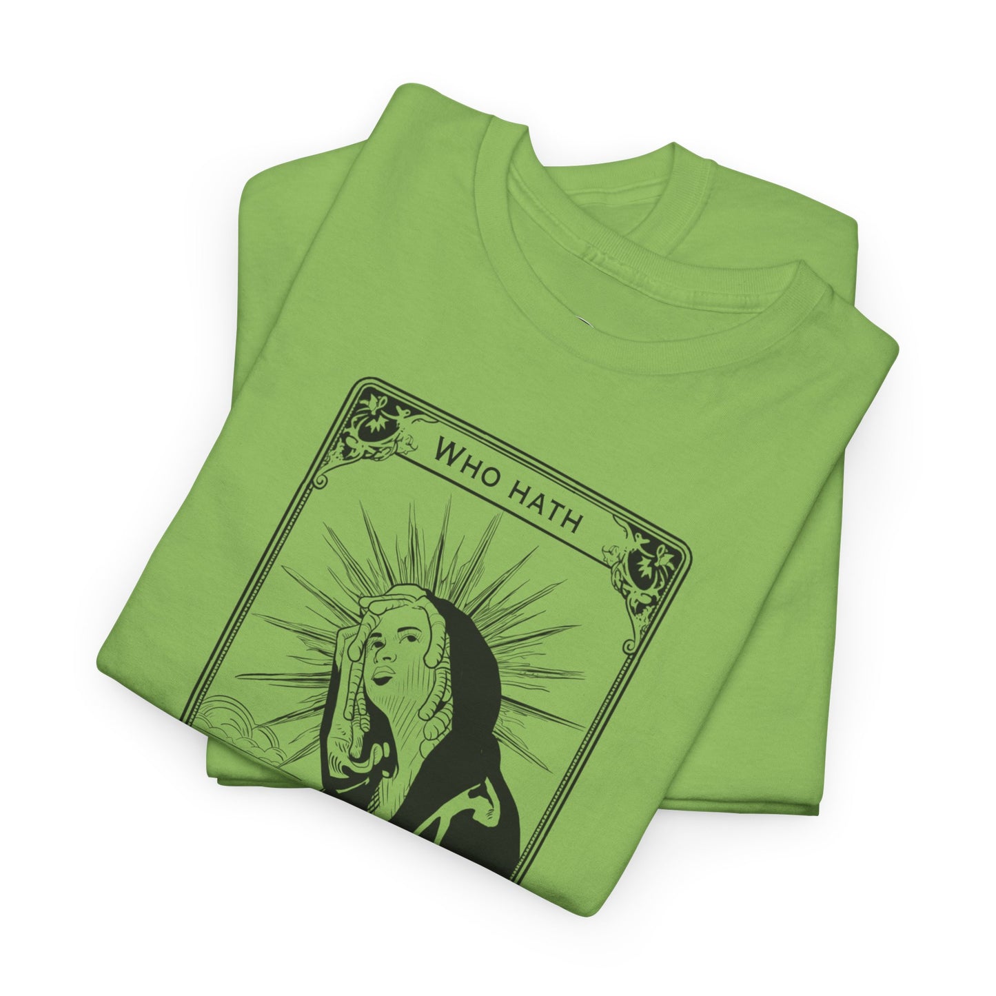 The Audacity Tarot Card 100% Cotton Tee x BLK