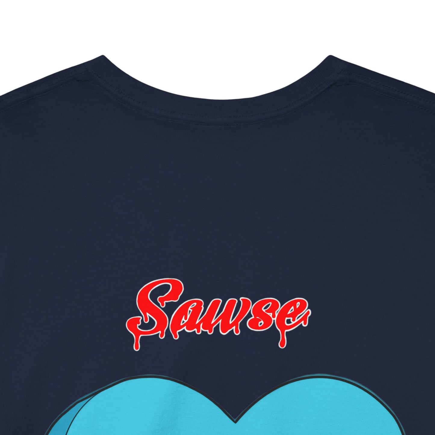 Conversation Heart Duck Sawse Logo Tee Heavy Cotton 06