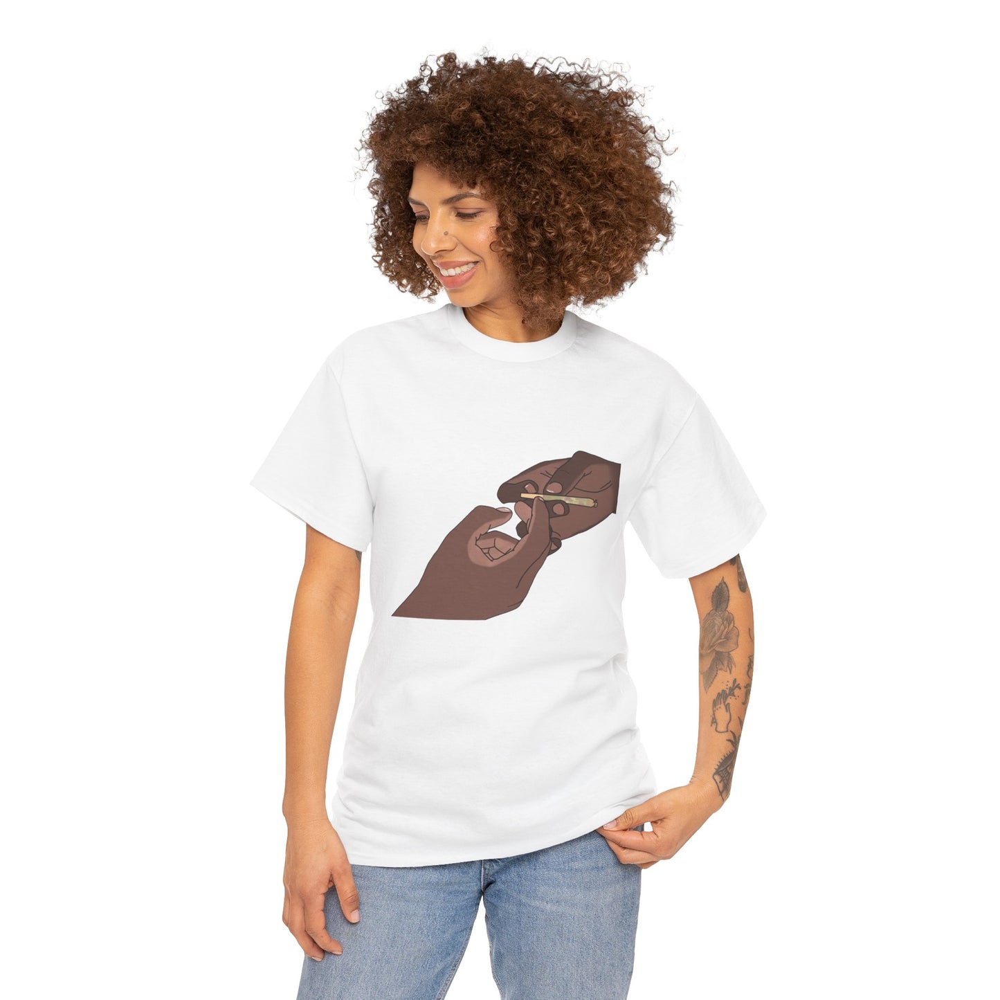“Bros Get High” 100% Cotton Pass Dat Doobie Tee