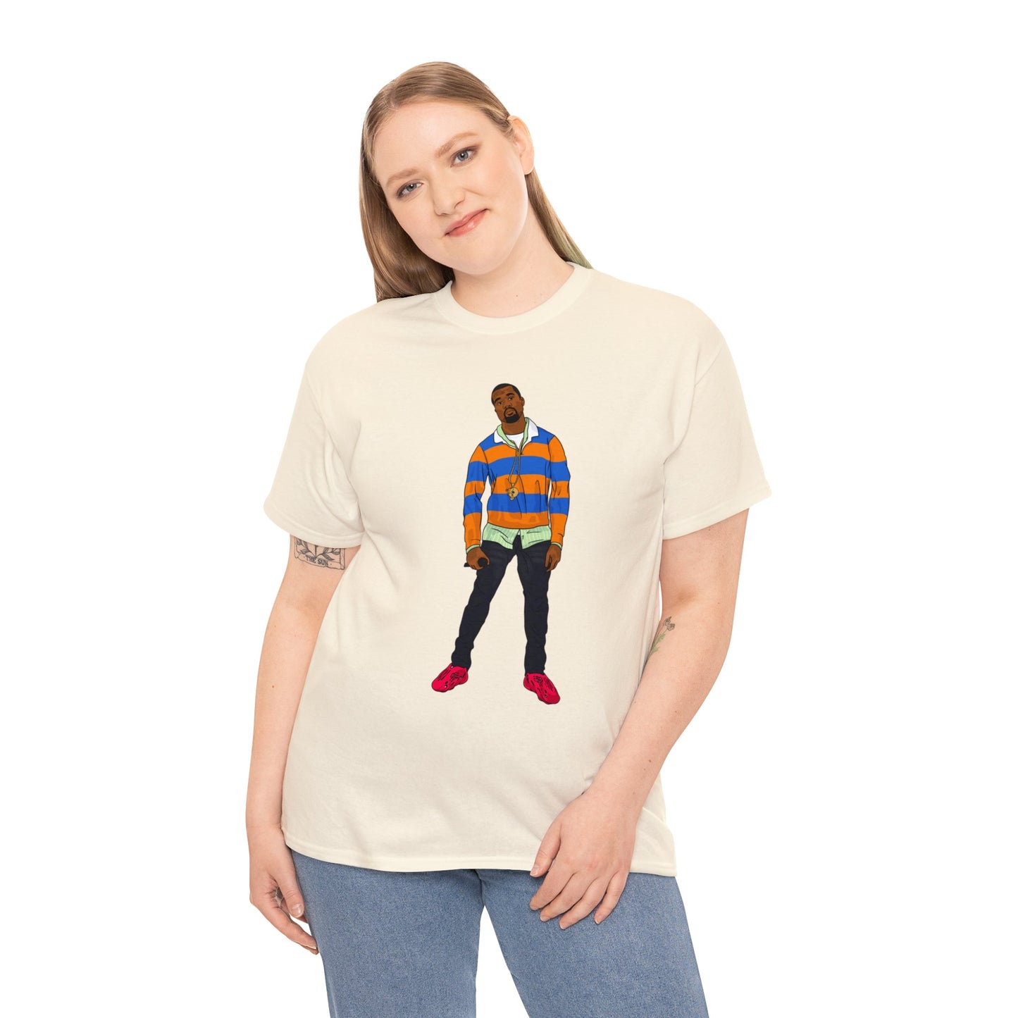 Ye College Dropout Unisex Heavy Cotton Foam Runner Vermilion Tee
