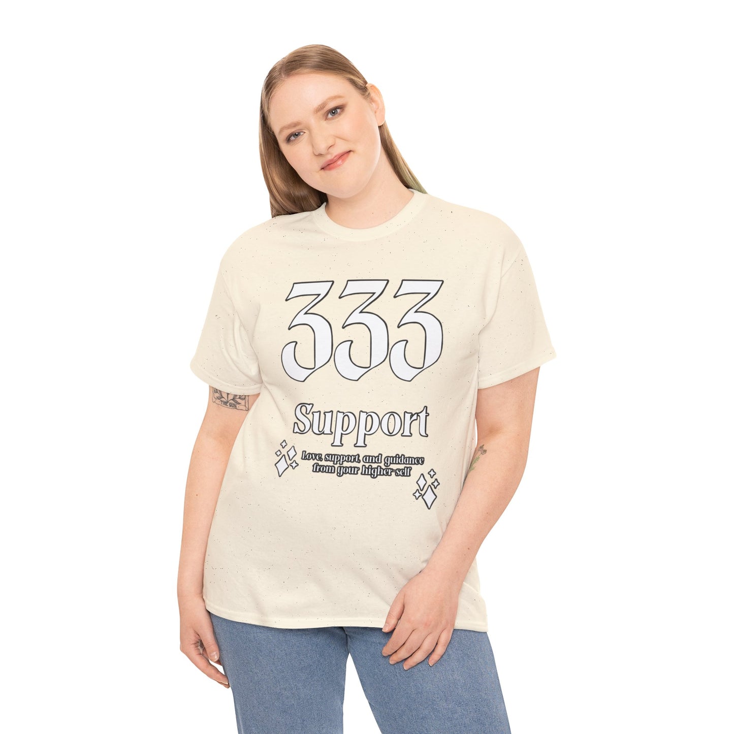 333 Support T-Shirt Angel Numbers x WHT