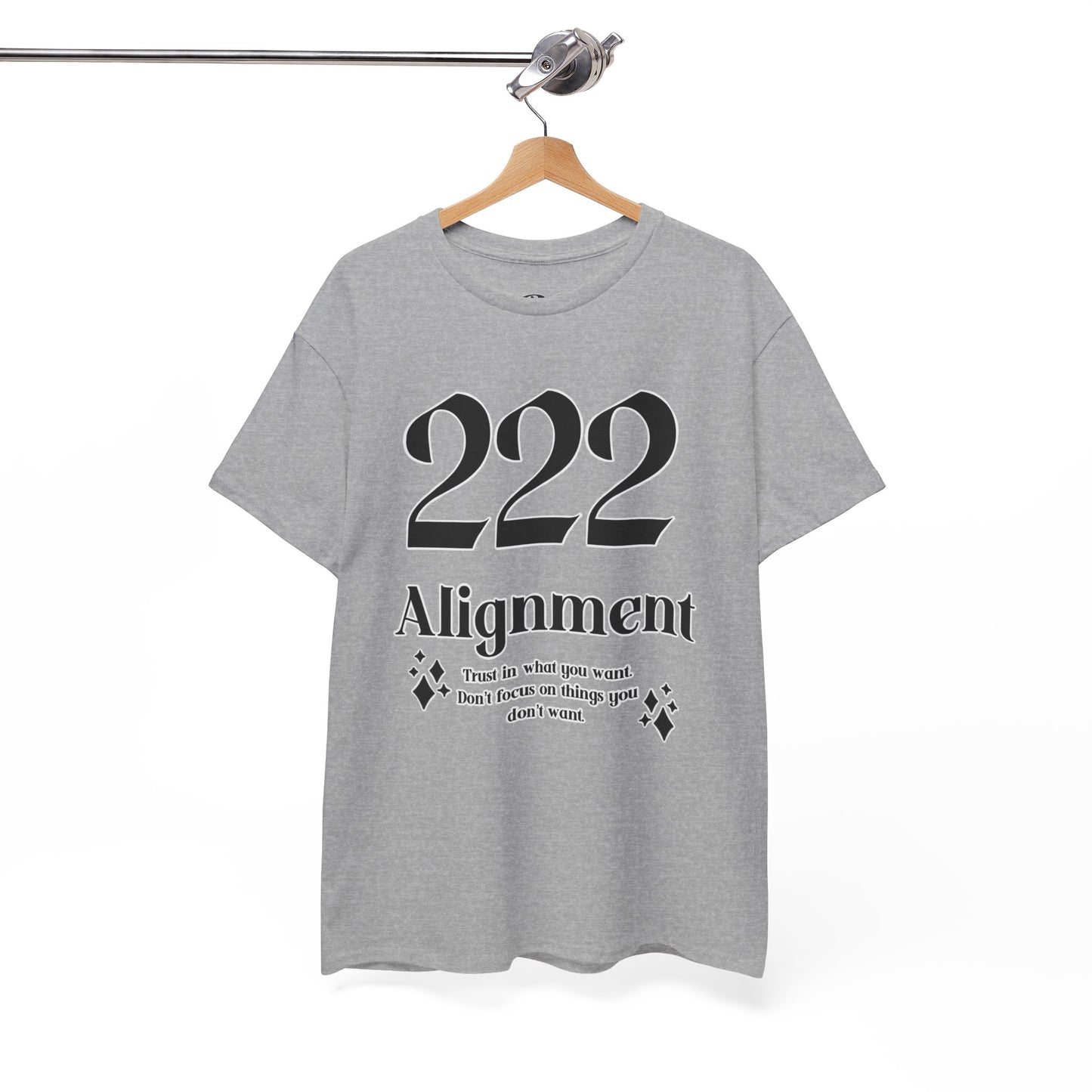 222 Alignment T-Shirt Angel Numbers x BLK