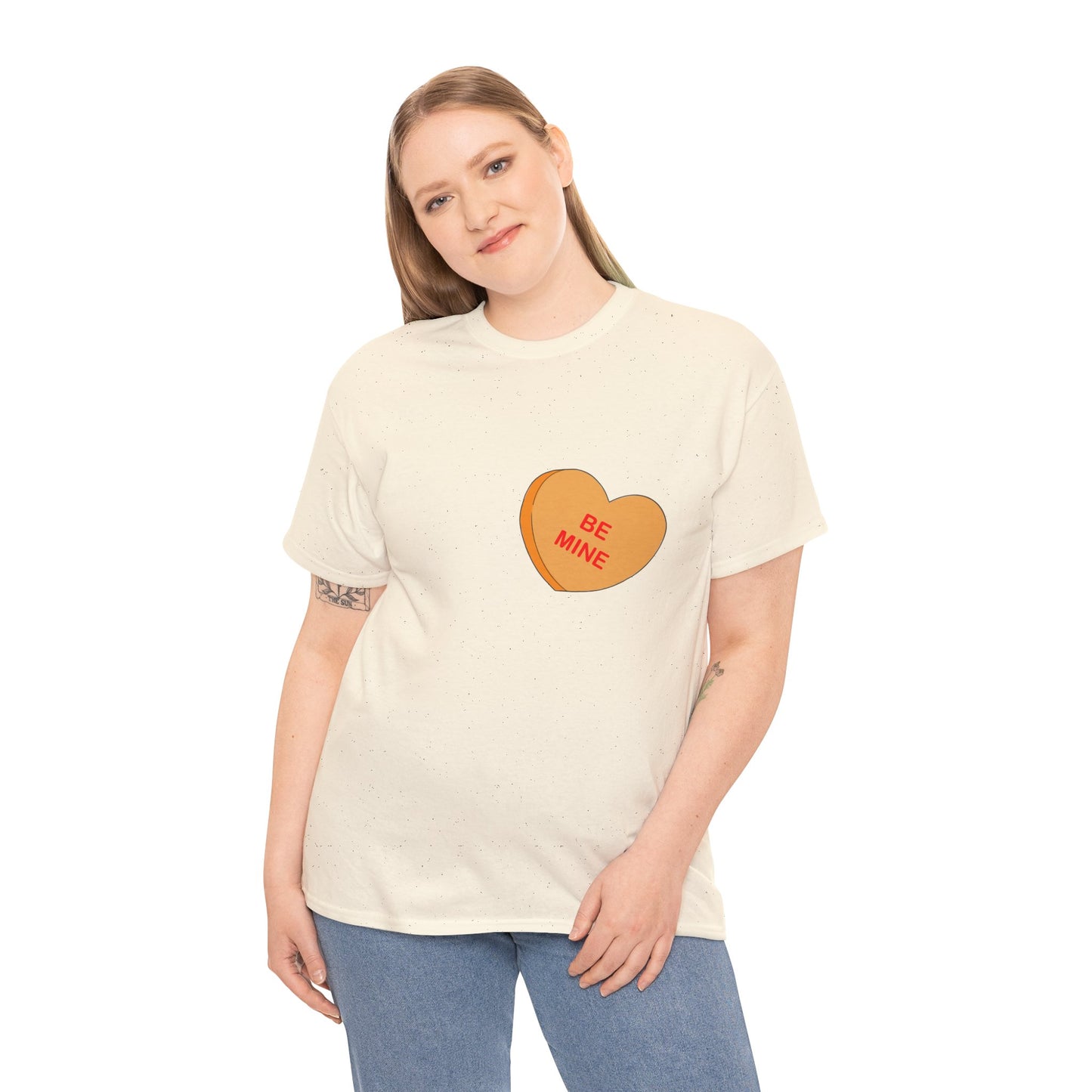Conversation Heart Duck Sawse Logo Tee Heavy Cotton 01