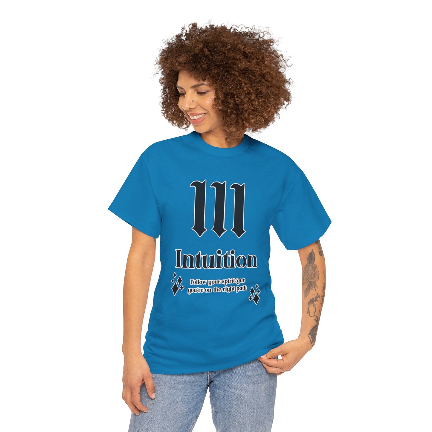 111 Intuition T-Shirt Angel Numbers x BLK