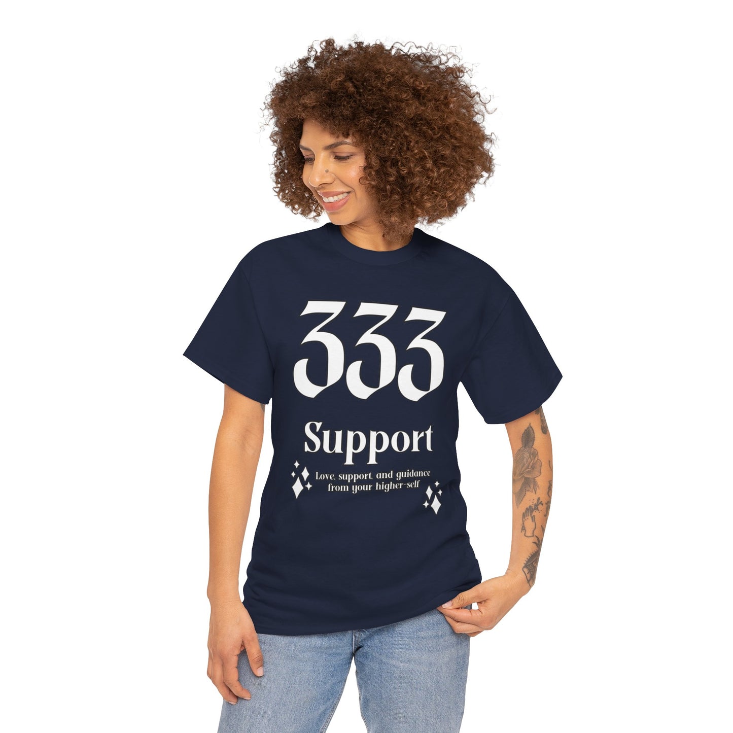 333 Support T-Shirt Angel Numbers x WHT
