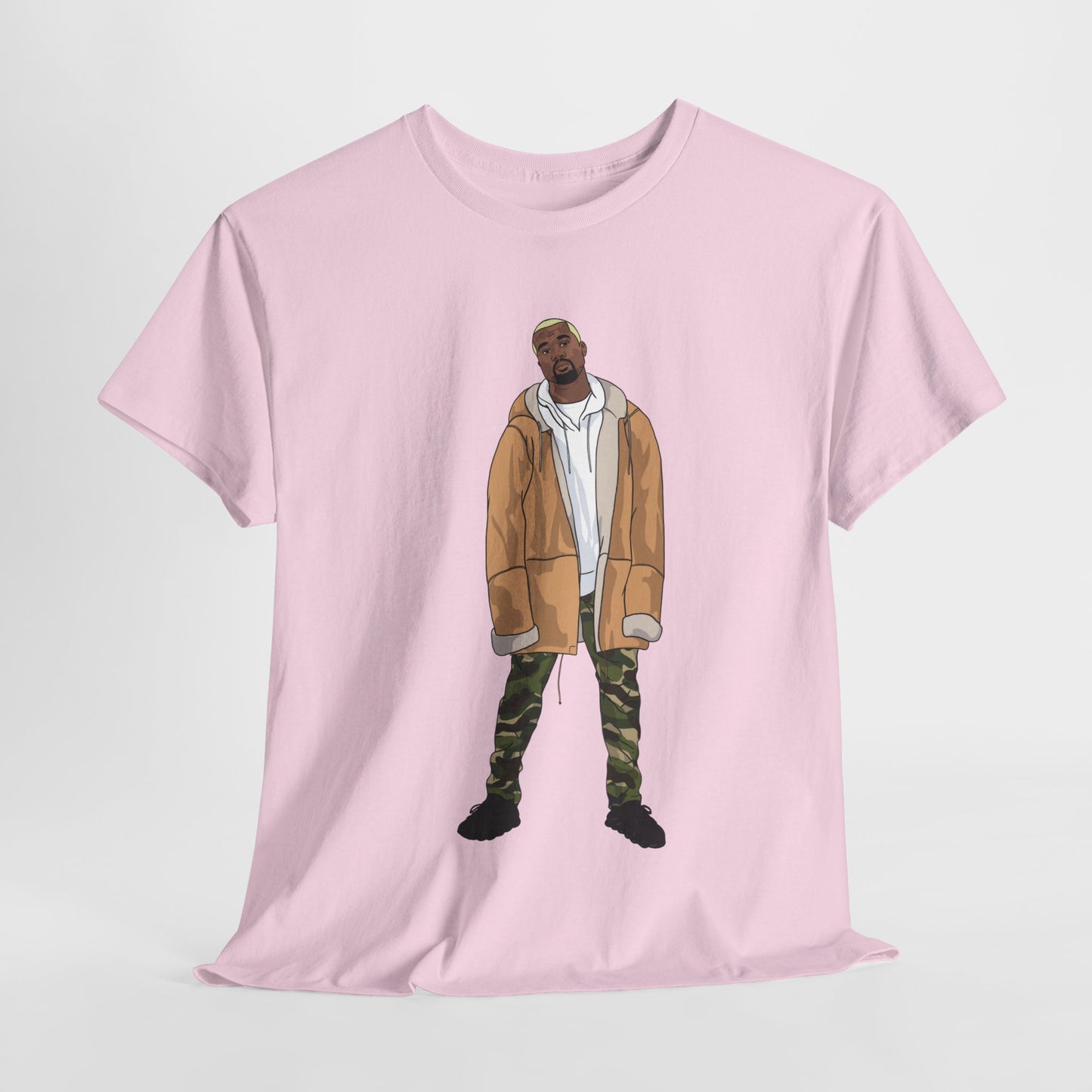 Blonde Ye 450 Cloud Black Tee Heavy Cotton