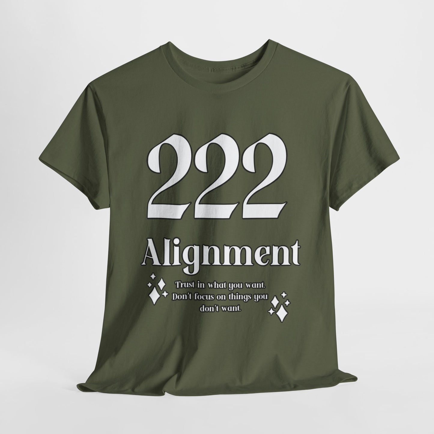 222 Alignment T-Shirt Angel Numbers x WHT