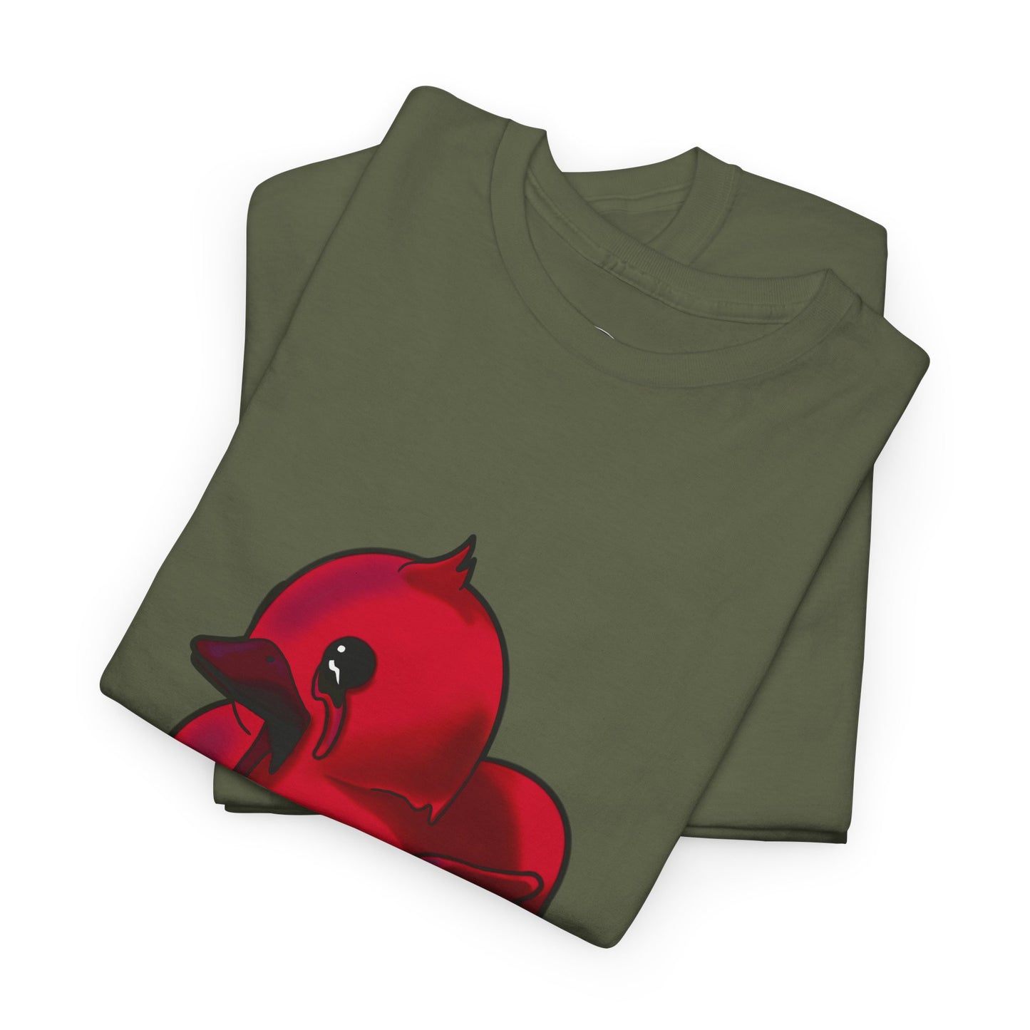 Red Suede Duck Sawse Tee Heavy Cotton