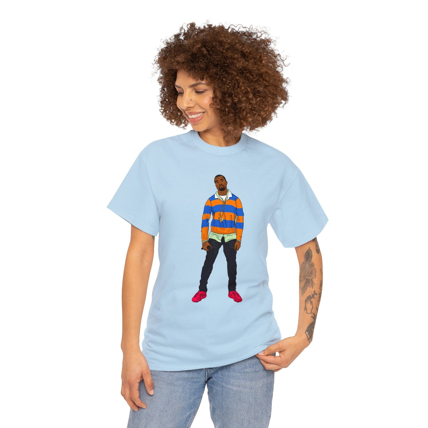 Ye College Dropout Unisex Heavy Cotton Foam Runner Vermilion Tee