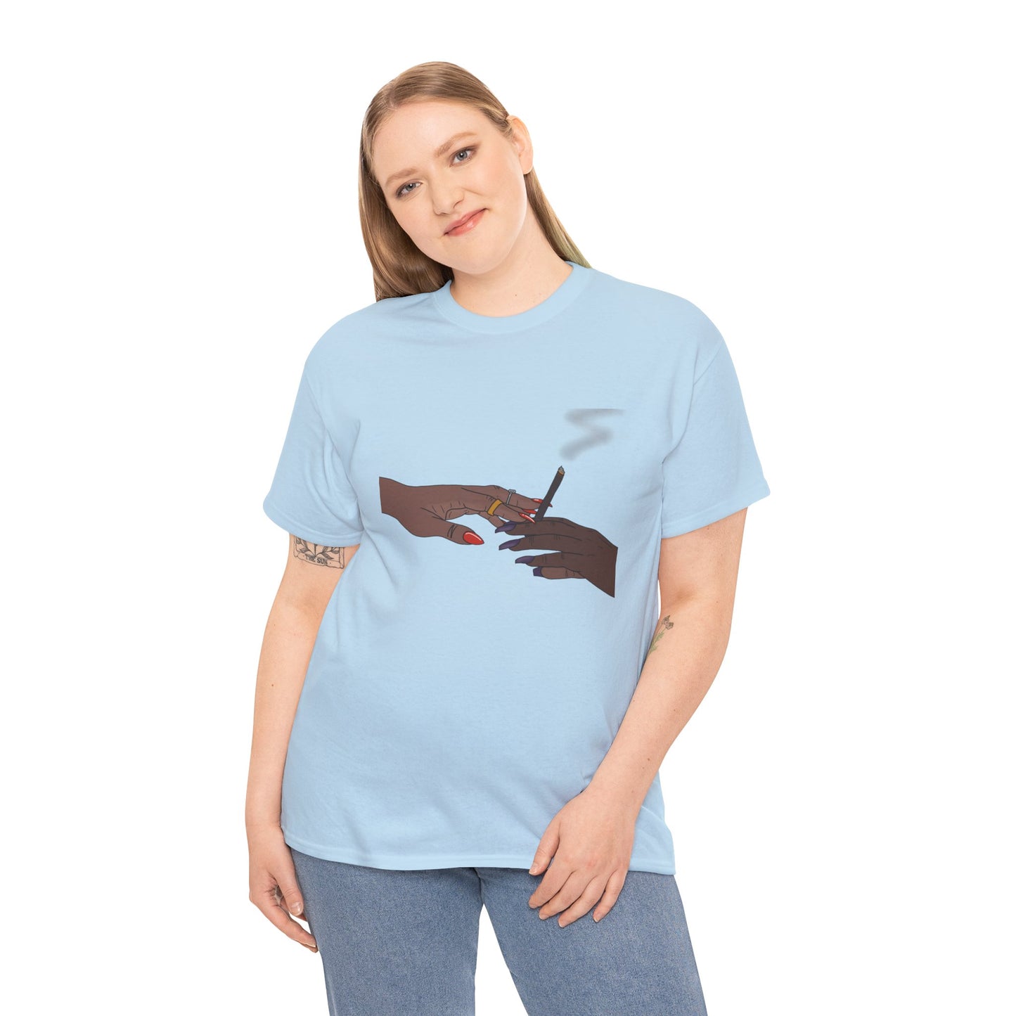 ”Girls Get High” 100% Cotton Pass Dat Blunt Tee