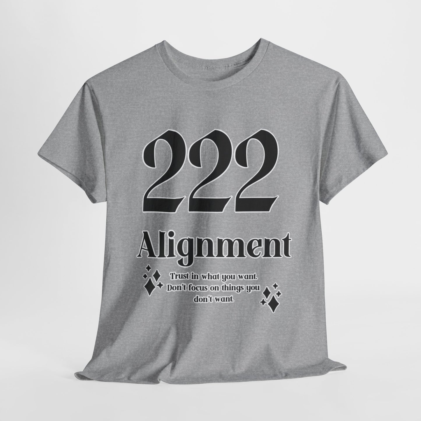 222 Alignment T-Shirt Angel Numbers x BLK