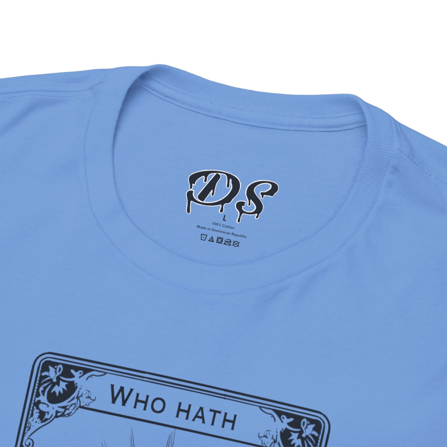 The Audacity Tarot Card 100% Cotton Tee x BLK