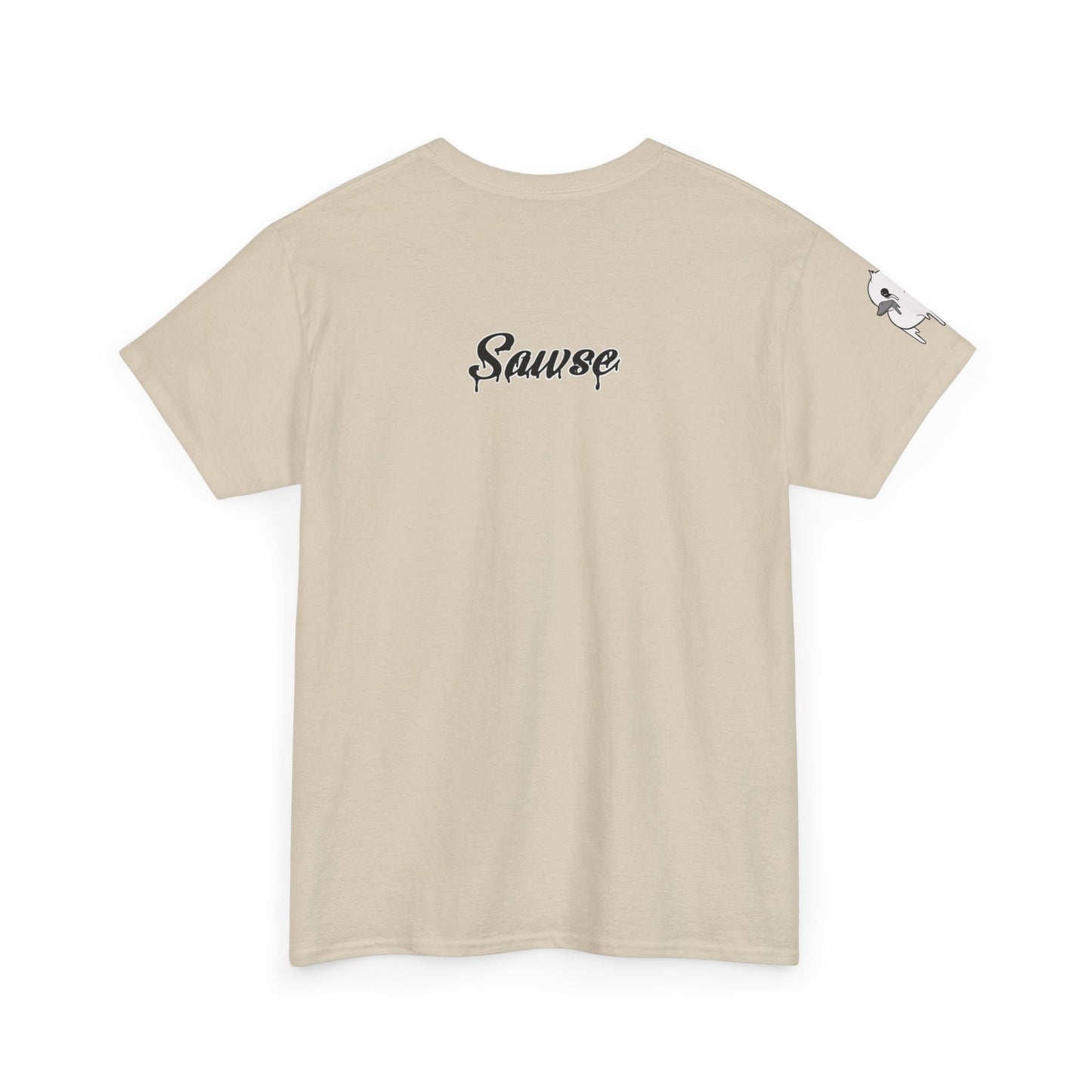 Human Being Shipping Label 100% Cotton Tee x BLK