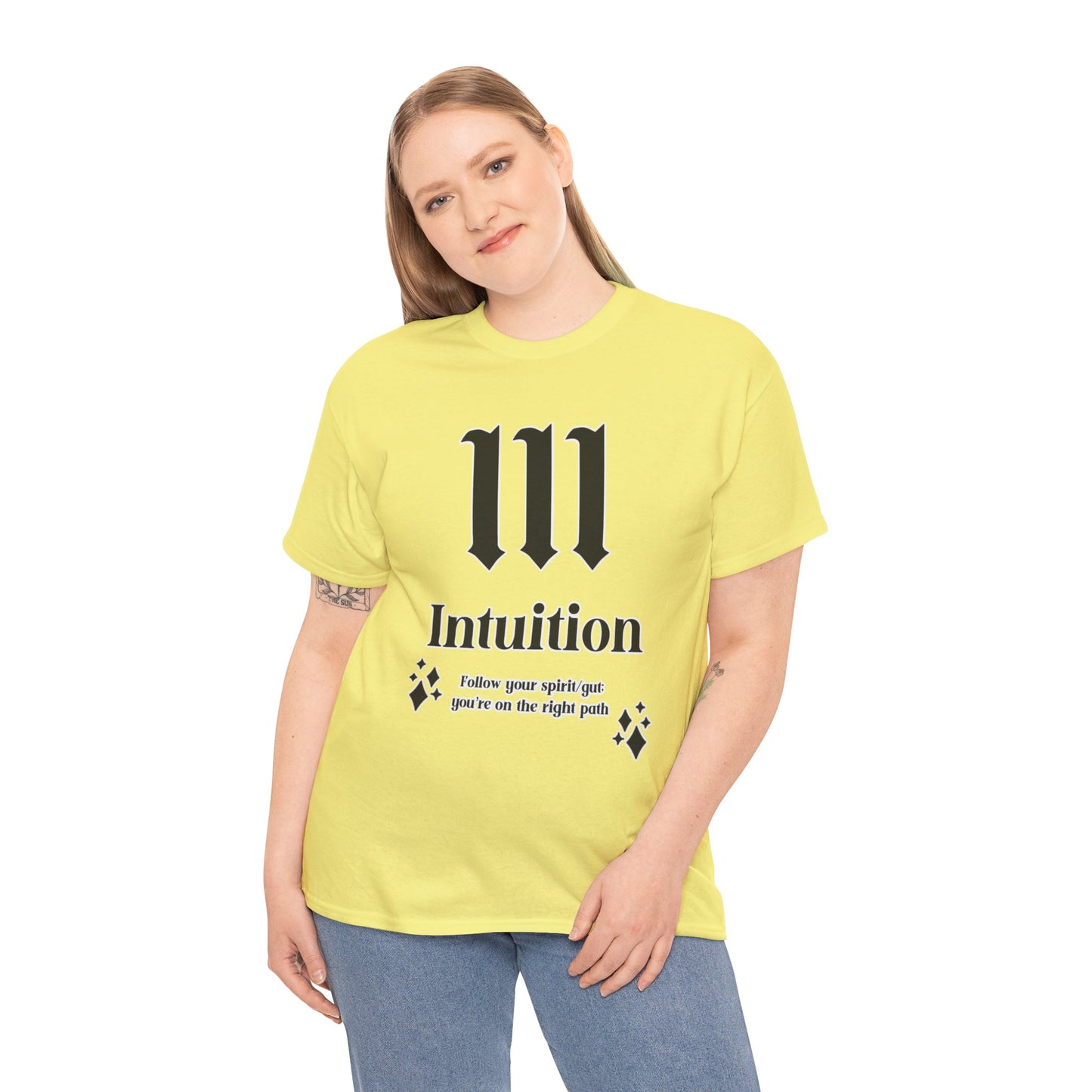 111 Intuition T-Shirt Angel Numbers x BLK