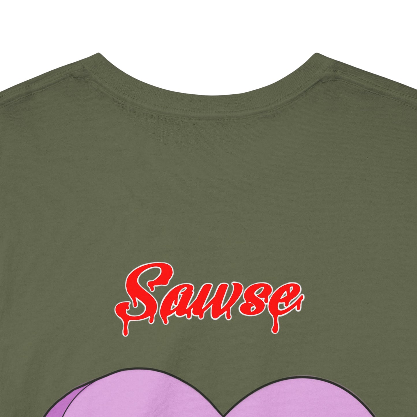 Conversation Heart Duck Sawse Logo Tee Heavy Cotton 03