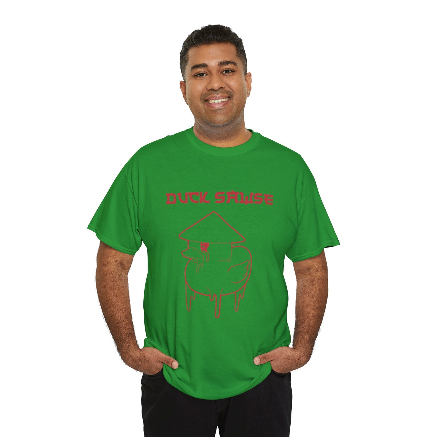 Duck Sawse Chinese Take-Out Logo 100% Cotton Tee