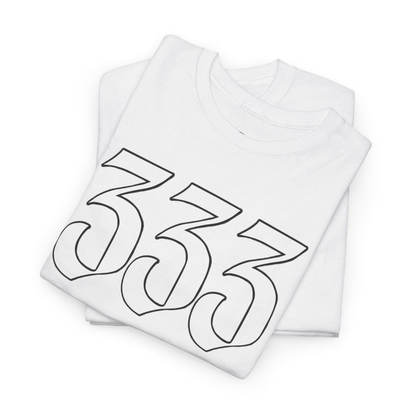 333 Support T-Shirt Angel Numbers x WHT