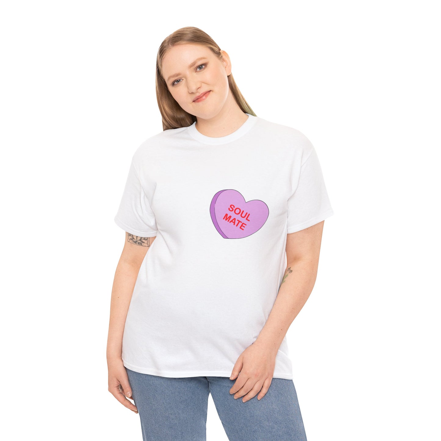 Conversation Heart Duck Sawse Logo Tee Heavy Cotton 03