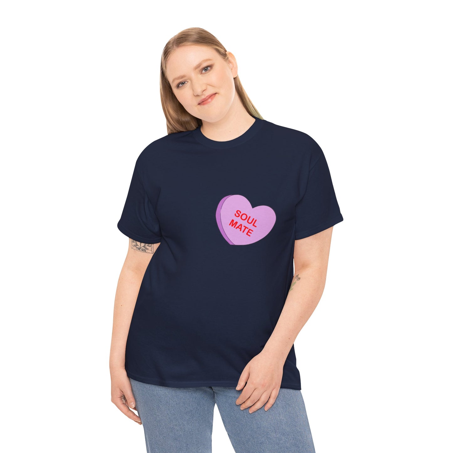 Conversation Heart Duck Sawse Logo Tee Heavy Cotton 03