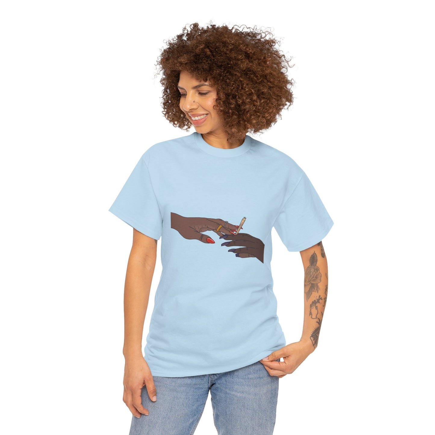 ”Girls Get High” 100% Cotton Pass Dat Doobie Tee