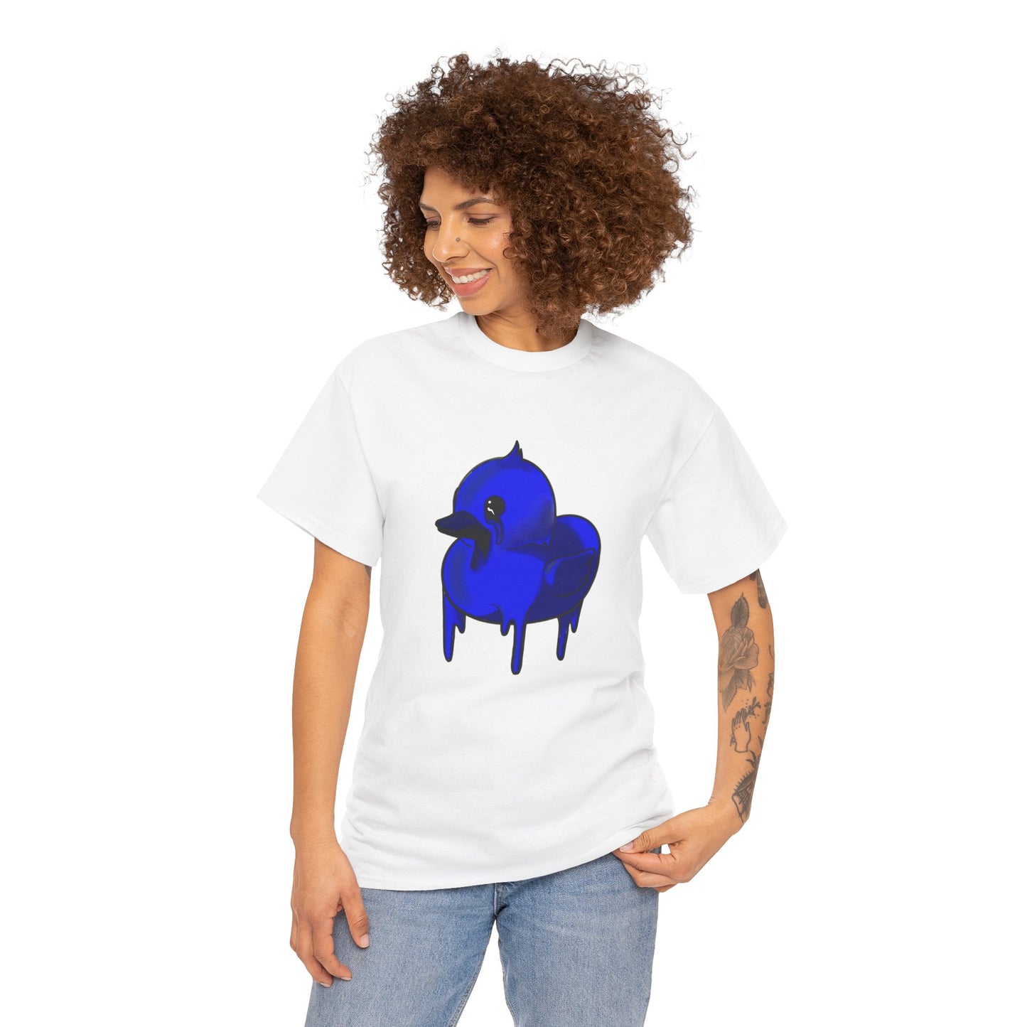 Blue Suede Duck Sawse Tee Heavy Cotton