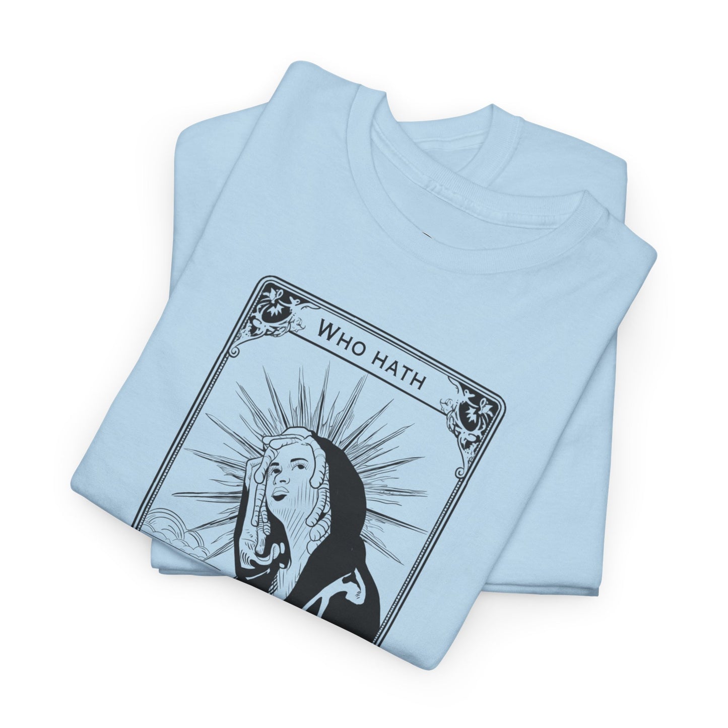 The Audacity Tarot Card 100% Cotton Tee x BLK