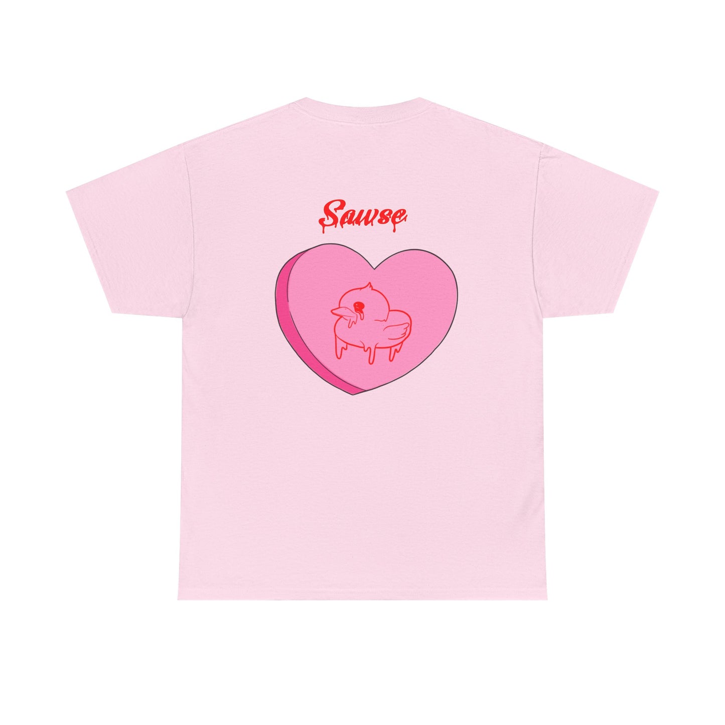 Conversation Heart Duck Sawse Logo Tee Heavy Cotton 05