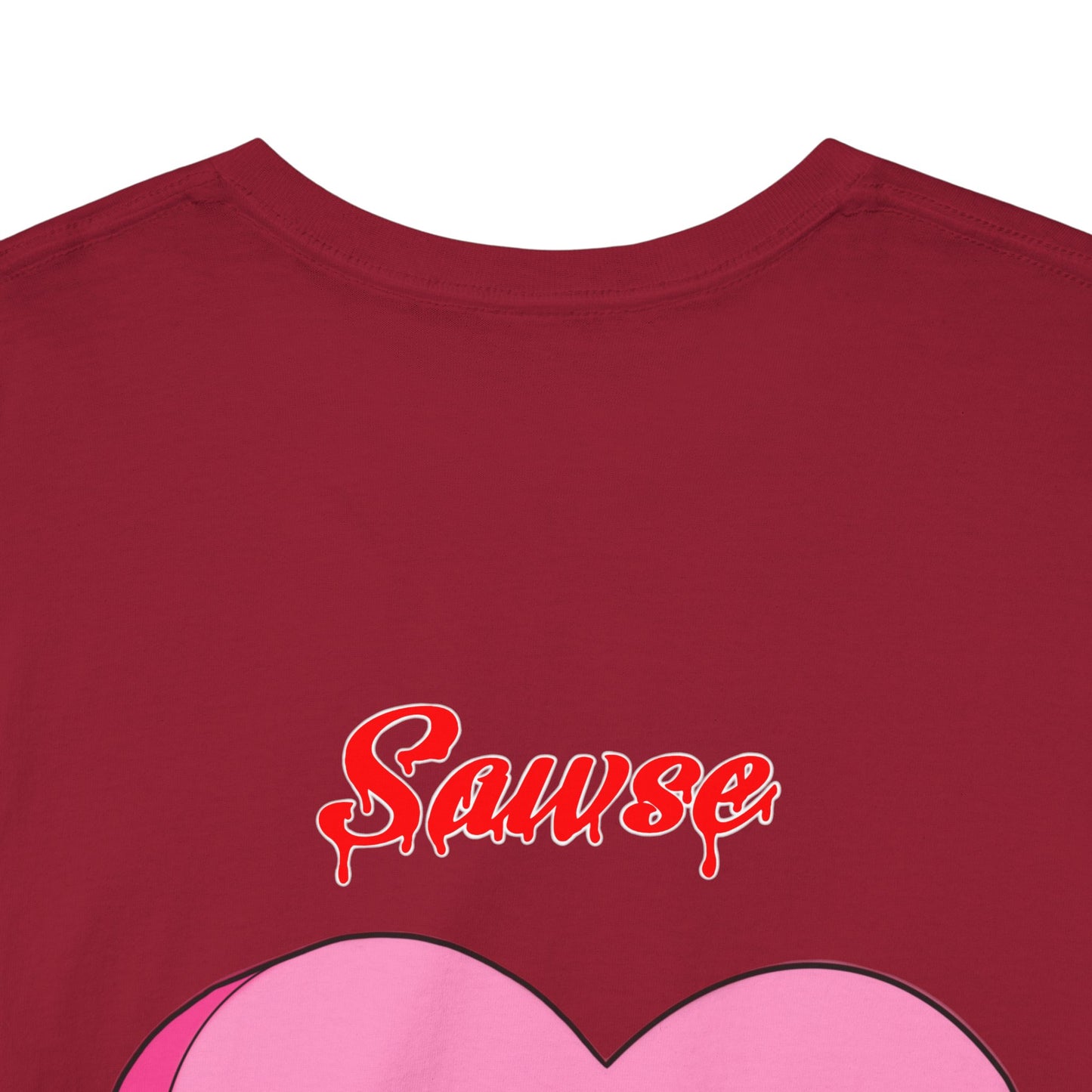 Conversation Heart Duck Sawse Logo Tee Heavy Cotton 05