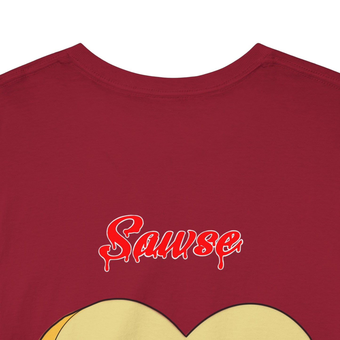 Conversation Heart Duck Sawse Logo Tee Heavy Cotton 04