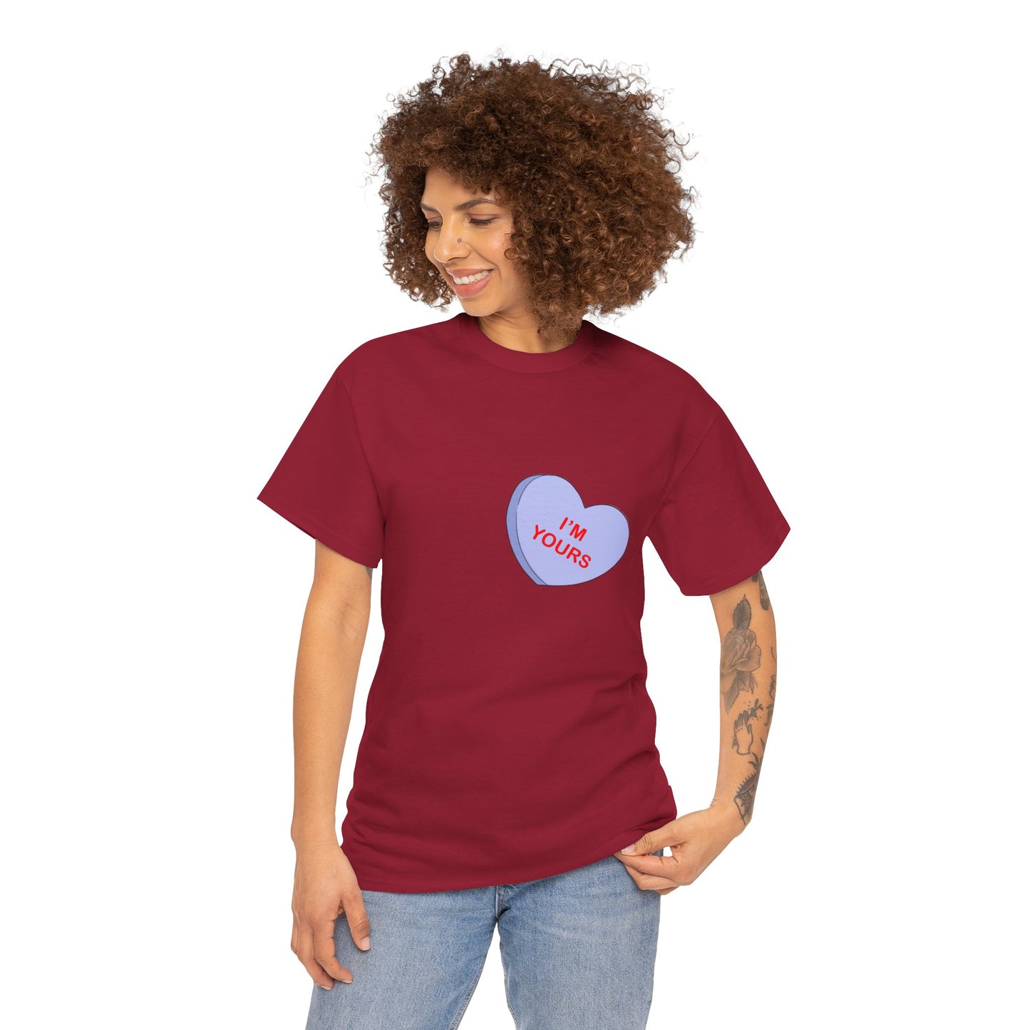 Conversation Heart Duck Sawse Logo Tee Heavy Cotton 02