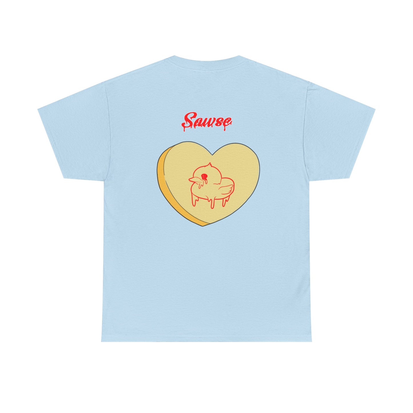 Conversation Heart Duck Sawse Logo Tee Heavy Cotton 04