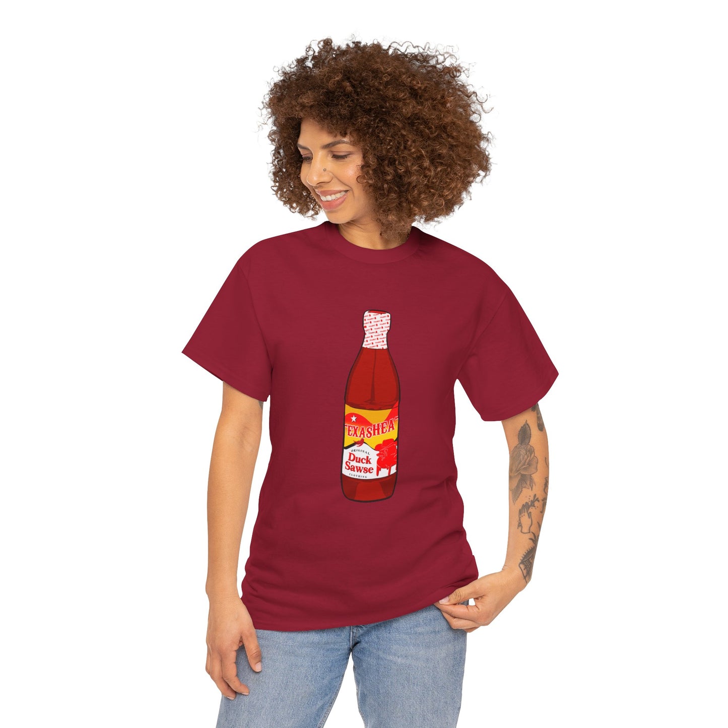 Texas Heat Hot Sauce 100% Cotton Duck Sawse Tee