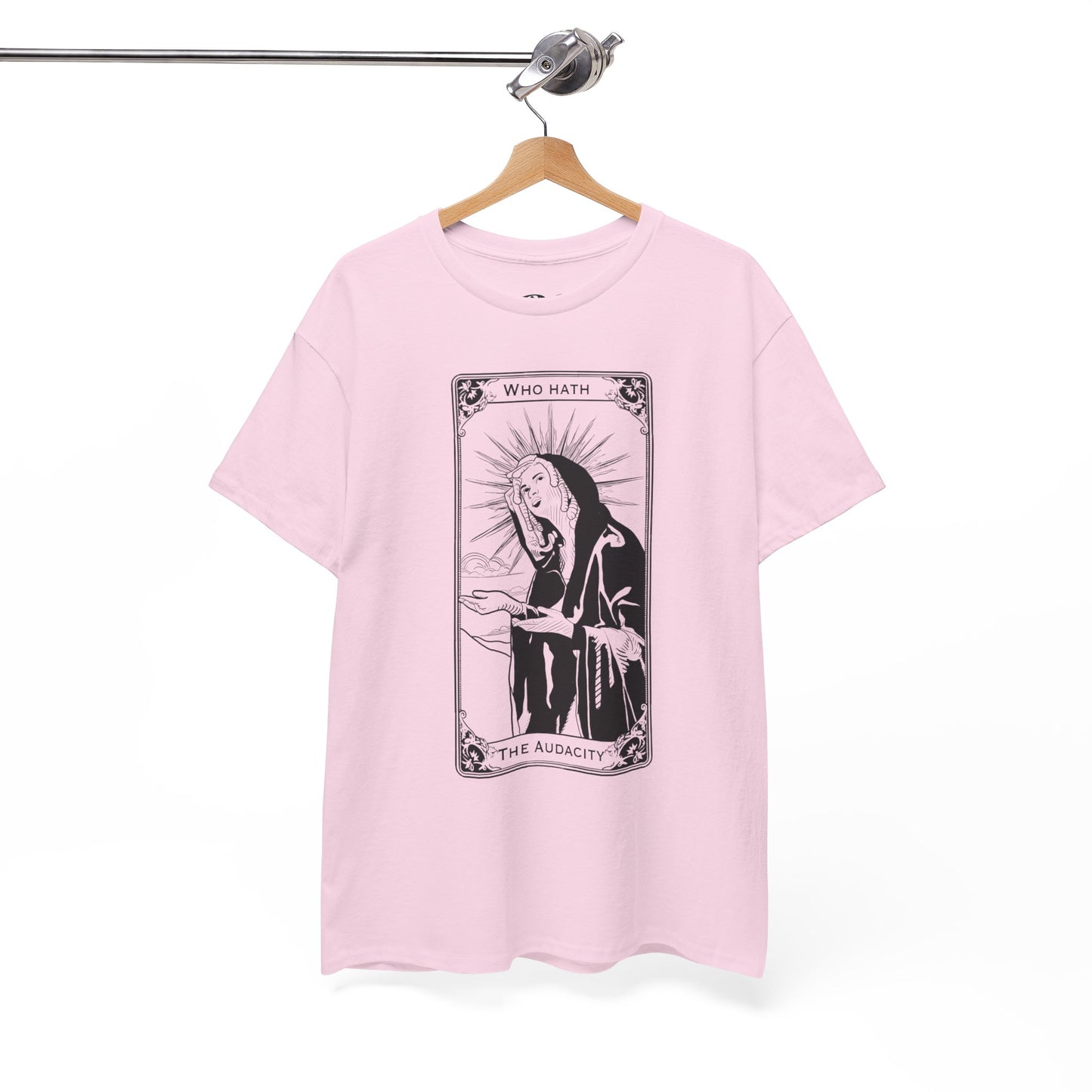The Audacity Tarot Card 100% Cotton Tee x BLK