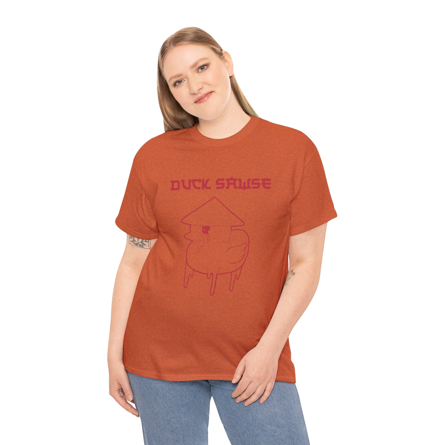 Duck Sawse Chinese Take-Out Logo 100% Cotton Tee