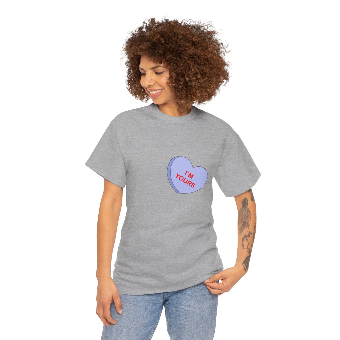 Conversation Heart Duck Sawse Logo Tee Heavy Cotton 02
