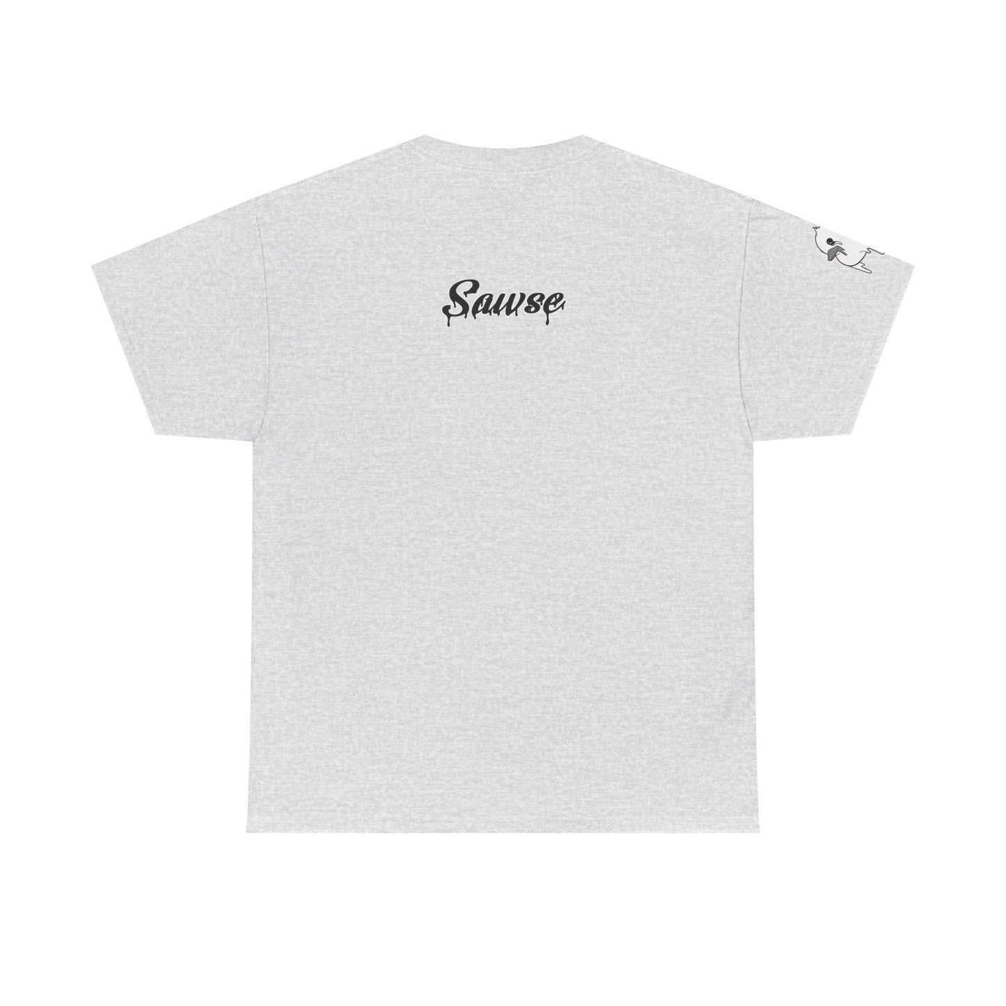 Human Being Shipping Label 100% Cotton Tee x BLK