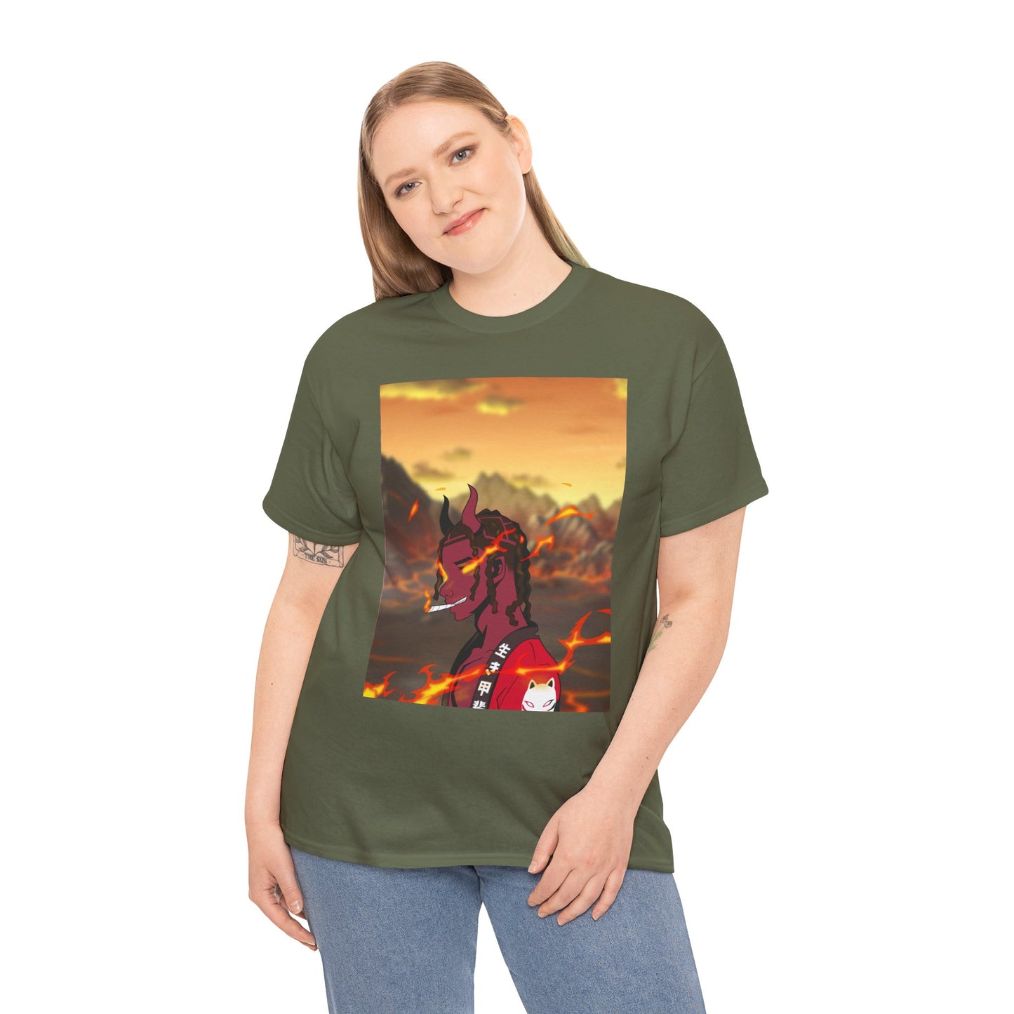 Fire Bender DingxAzuki Tee Heavy Cotton