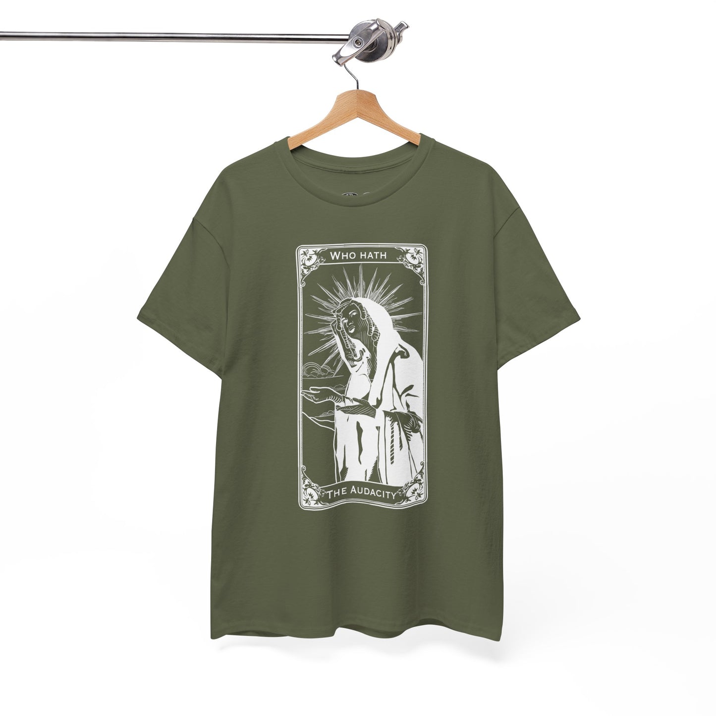 The Audacity Tarot Card 100% Cotton Tee x WHT