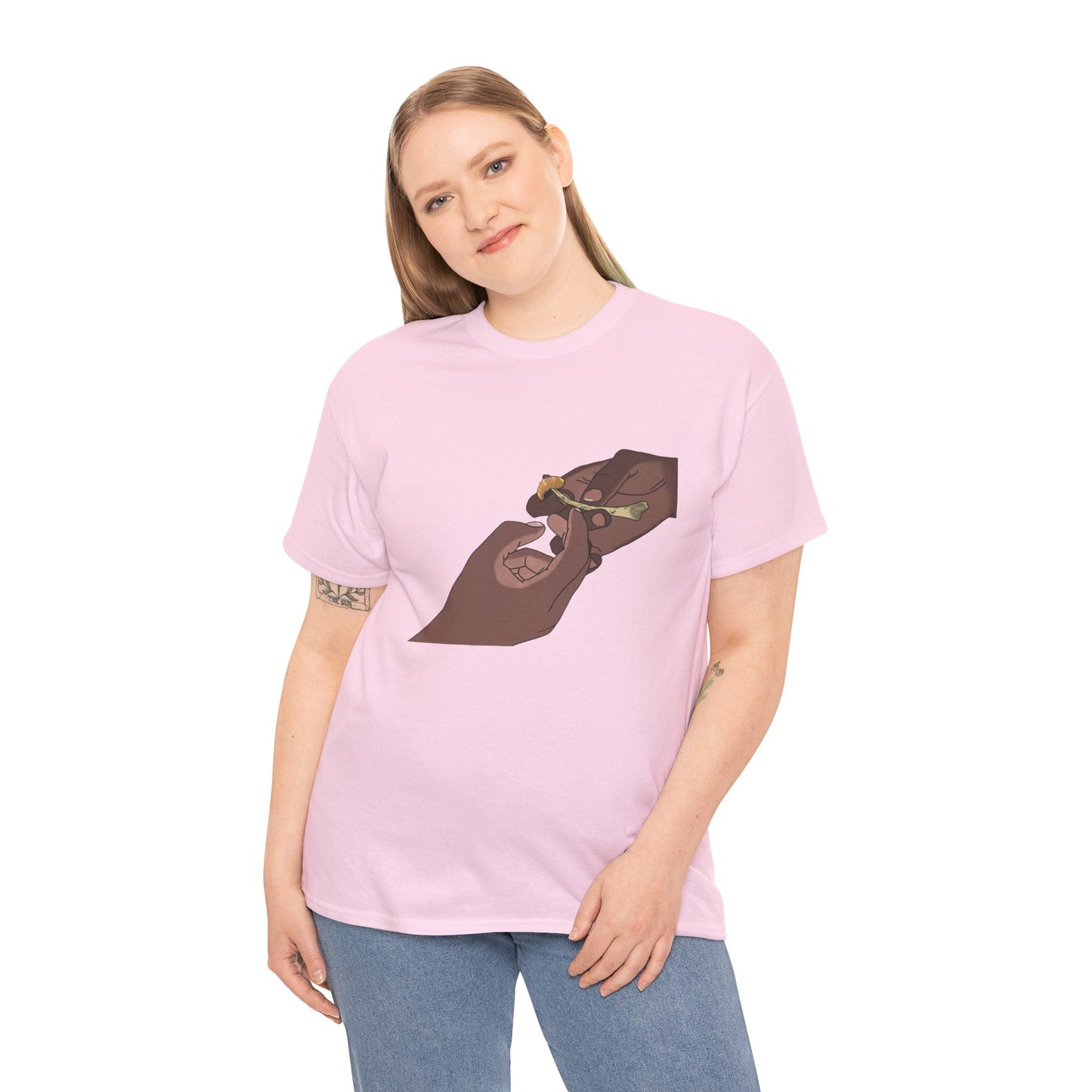 “Bros Get High” 100% Cotton Pass Dat Shroom Tee