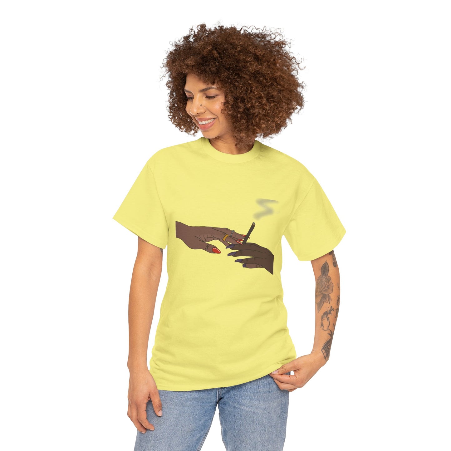 ”Girls Get High” 100% Cotton Pass Dat Blunt Tee