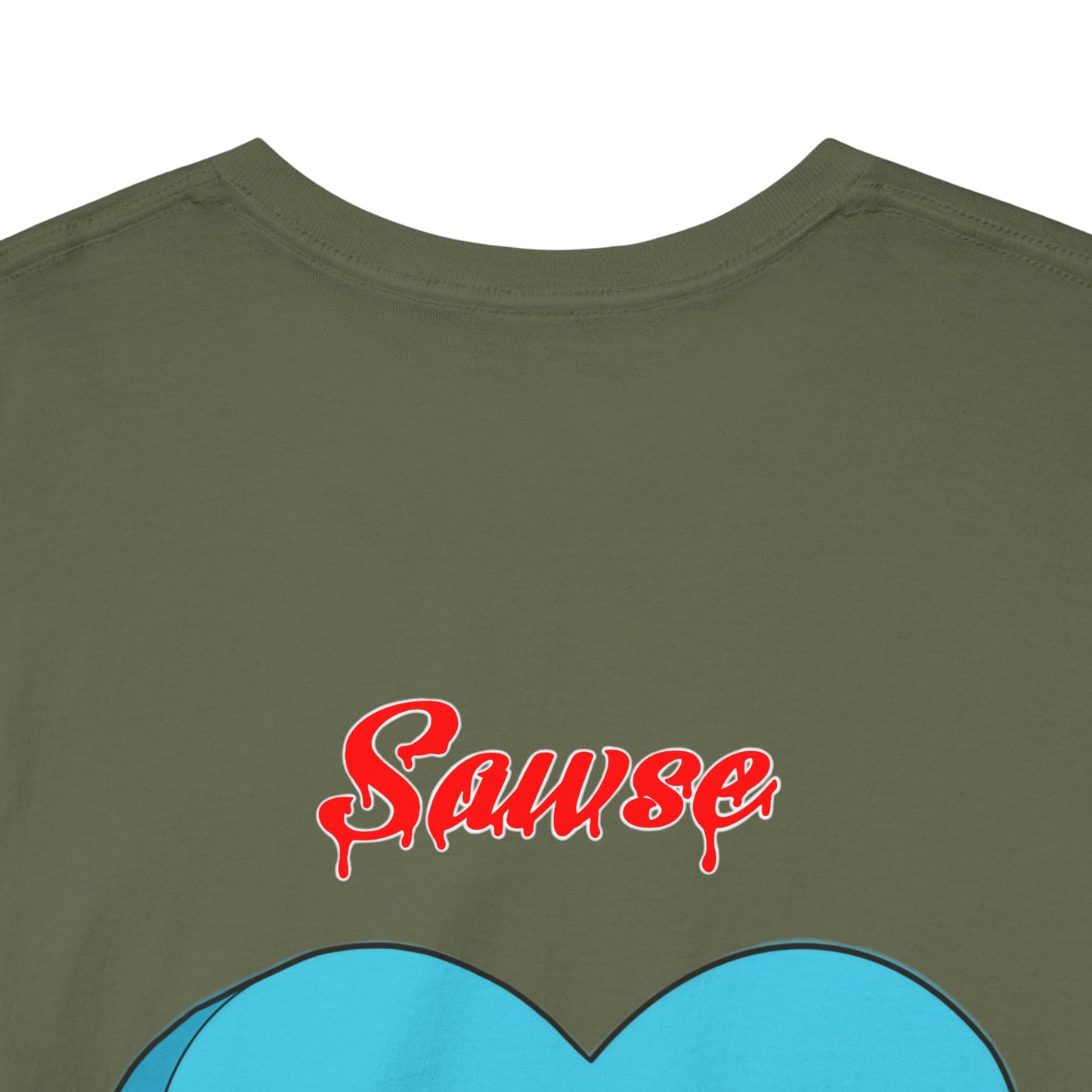 Conversation Heart Duck Sawse Logo Tee Heavy Cotton 06