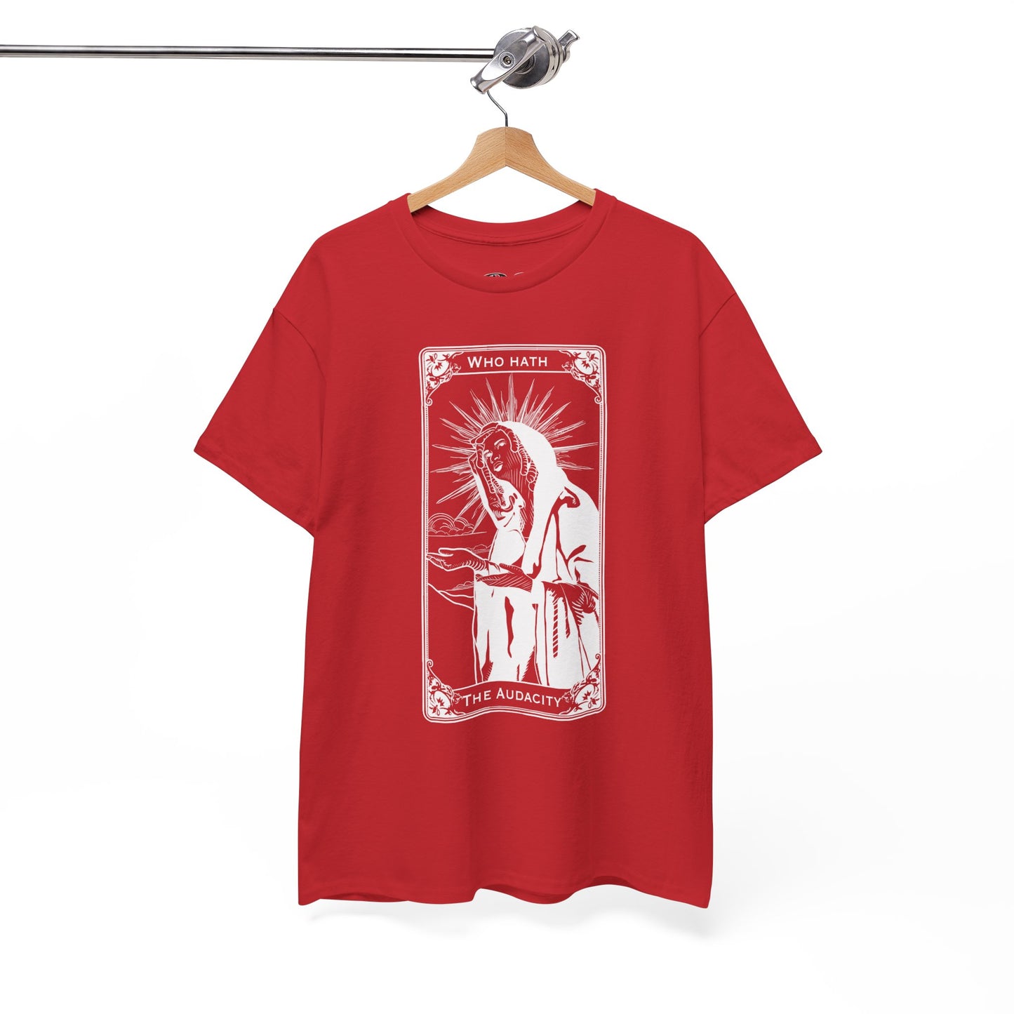 The Audacity Tarot Card 100% Cotton Tee x WHT