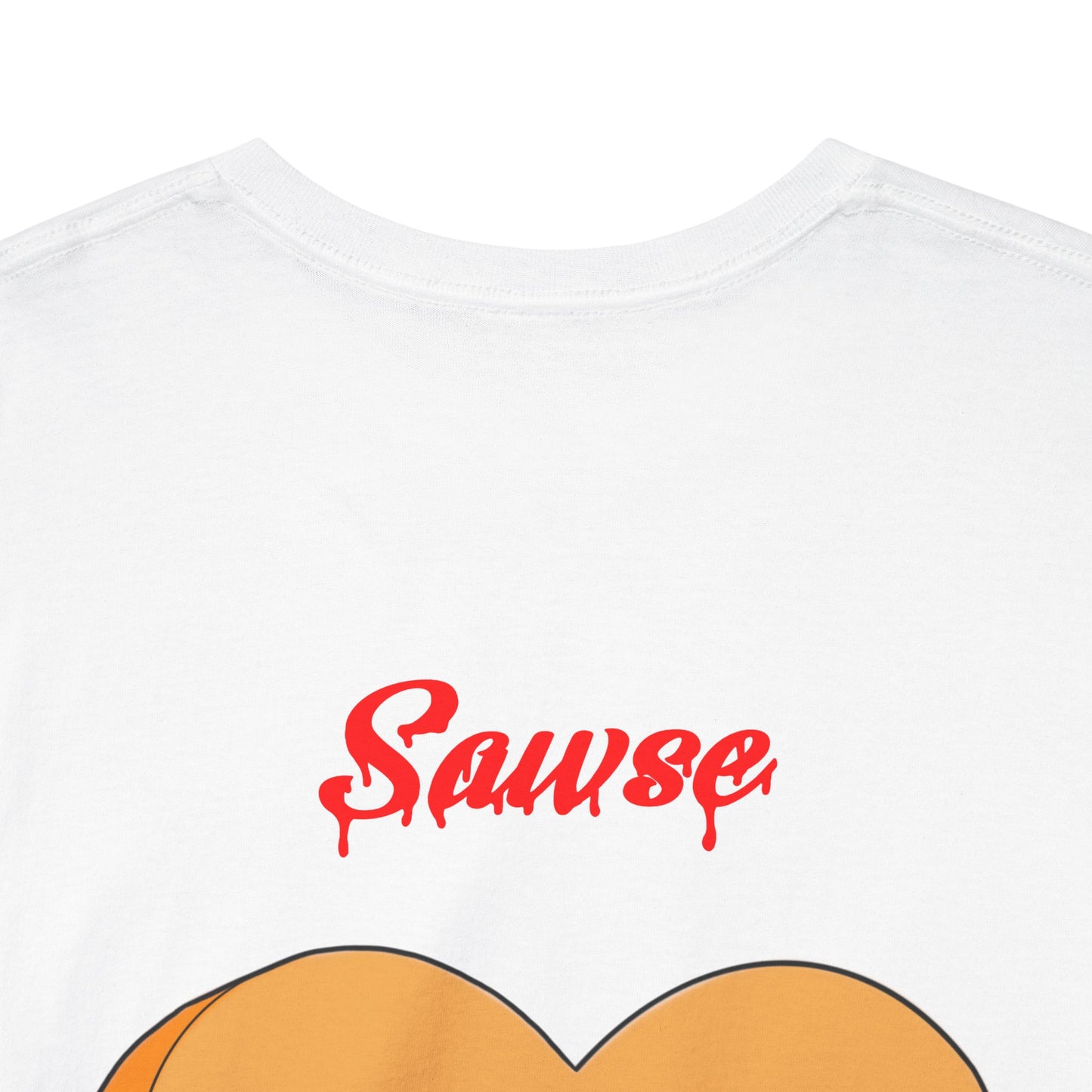 Conversation Heart Duck Sawse Logo Tee Heavy Cotton 01