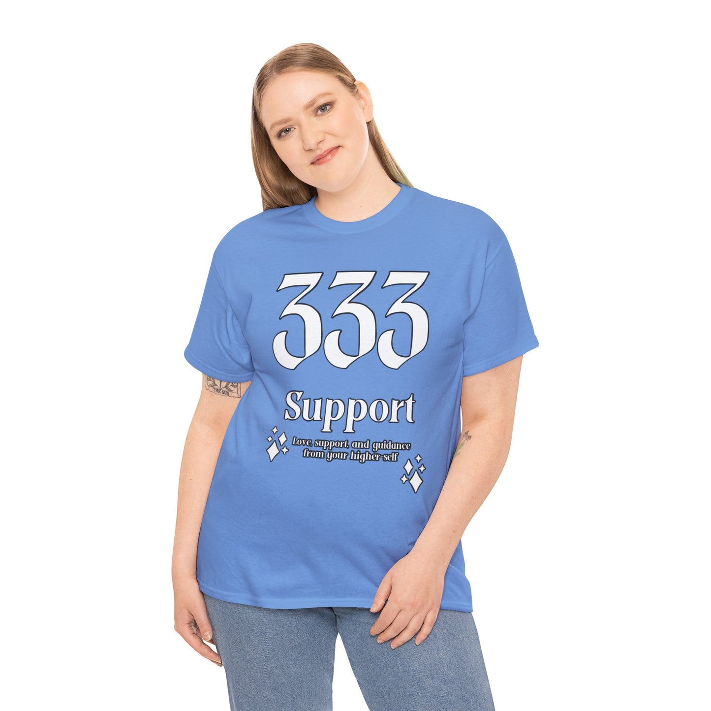 333 Support T-Shirt Angel Numbers x WHT