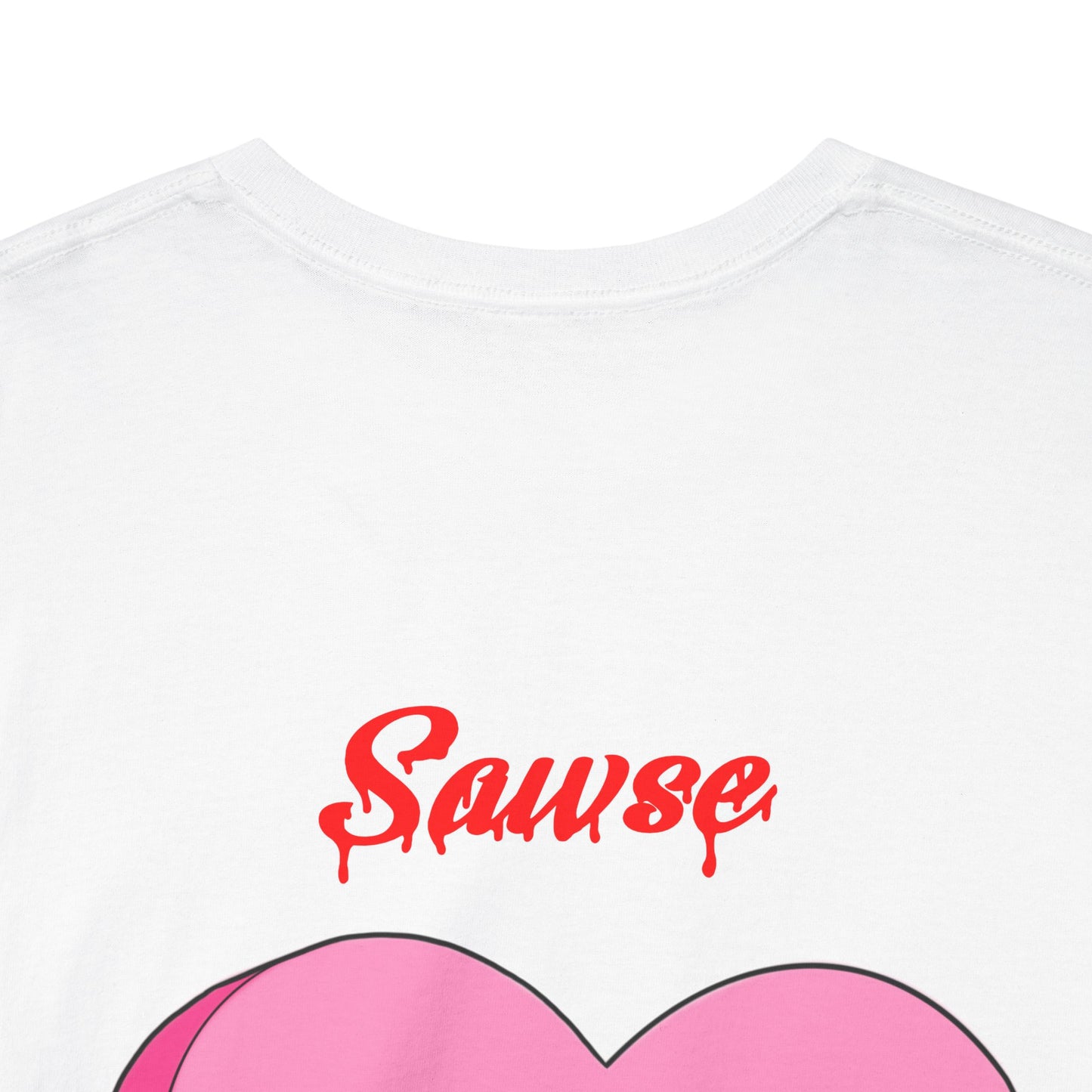 Conversation Heart Duck Sawse Logo Tee Heavy Cotton 05
