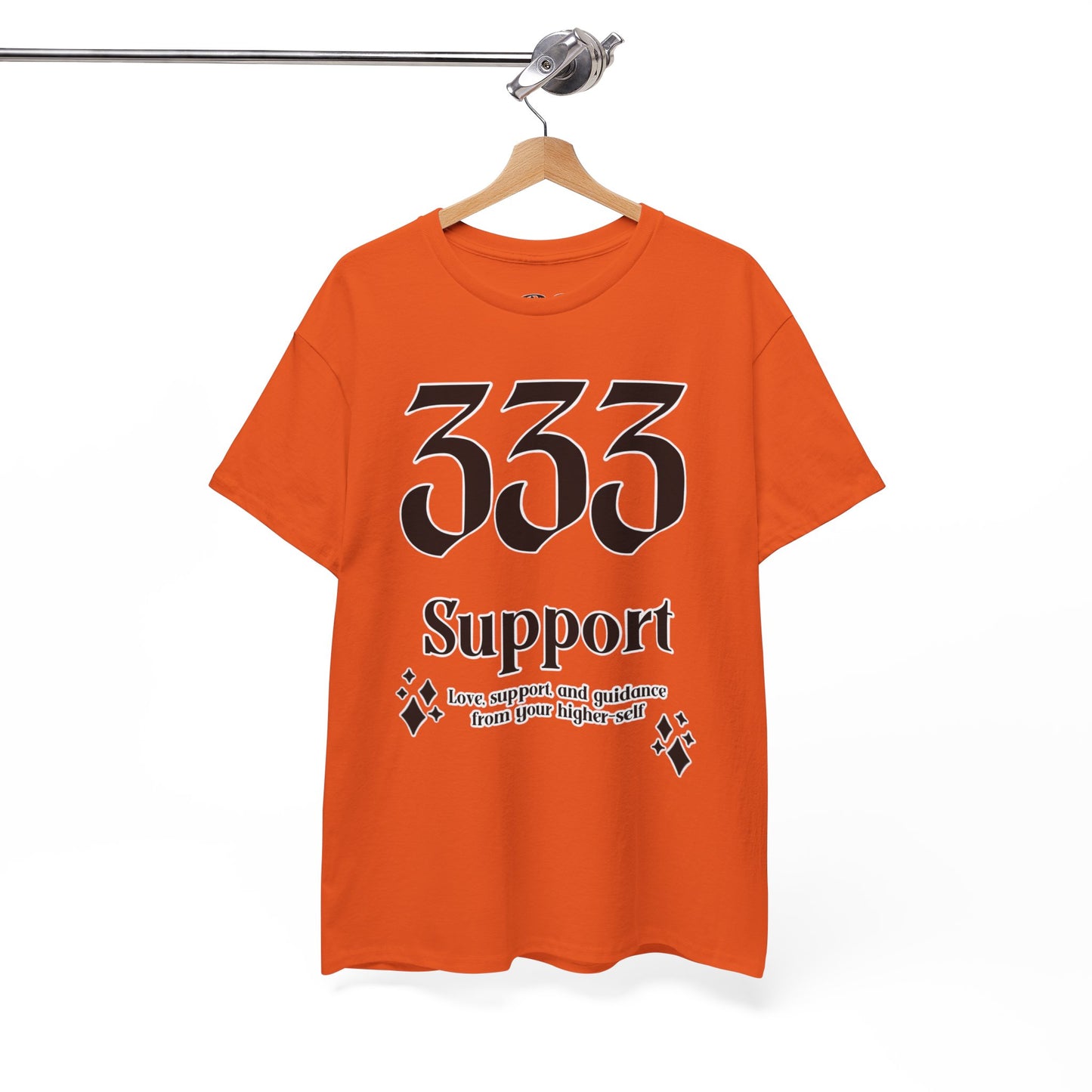 333 Support T-Shirt Angel Numbers x BLK