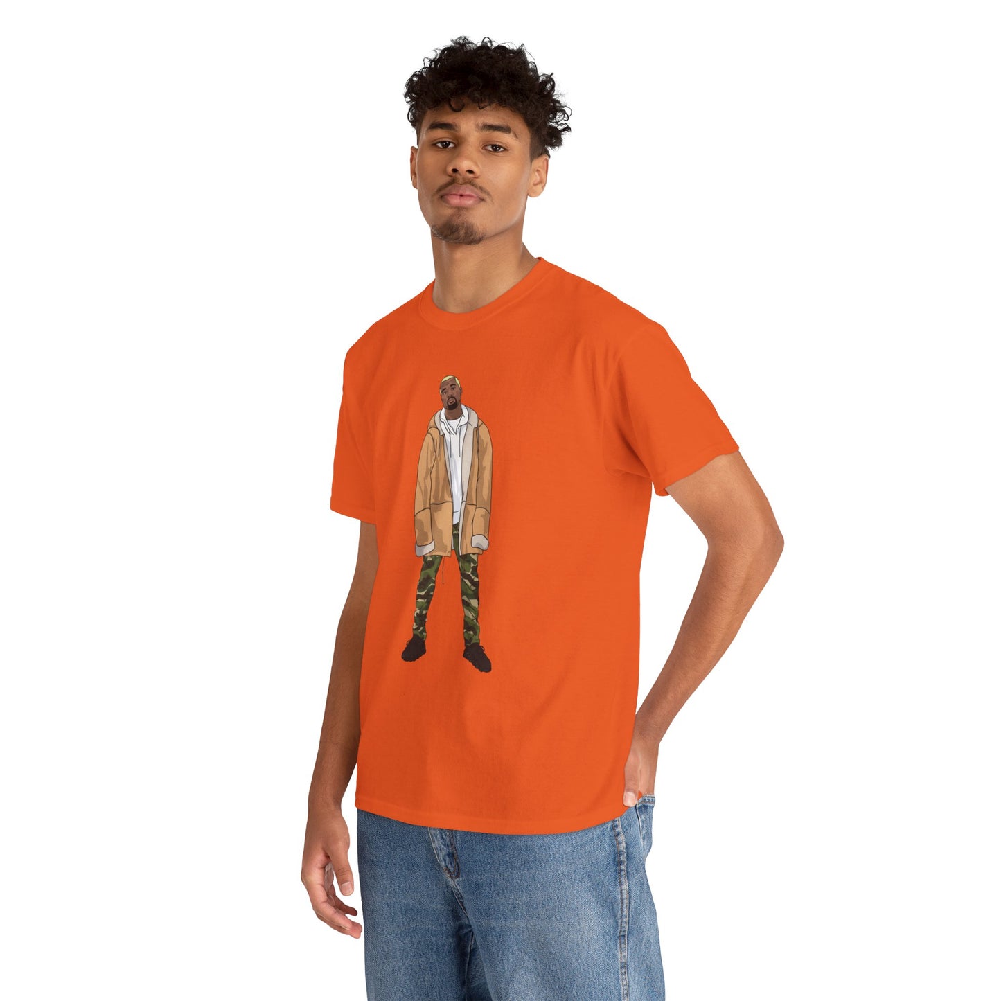 Blonde Ye 450 Cloud Black Tee Heavy Cotton