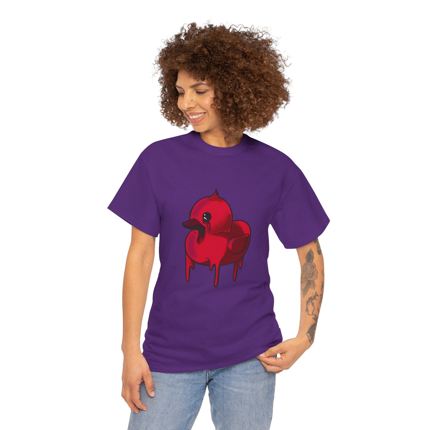 Red Suede Duck Sawse Tee Heavy Cotton