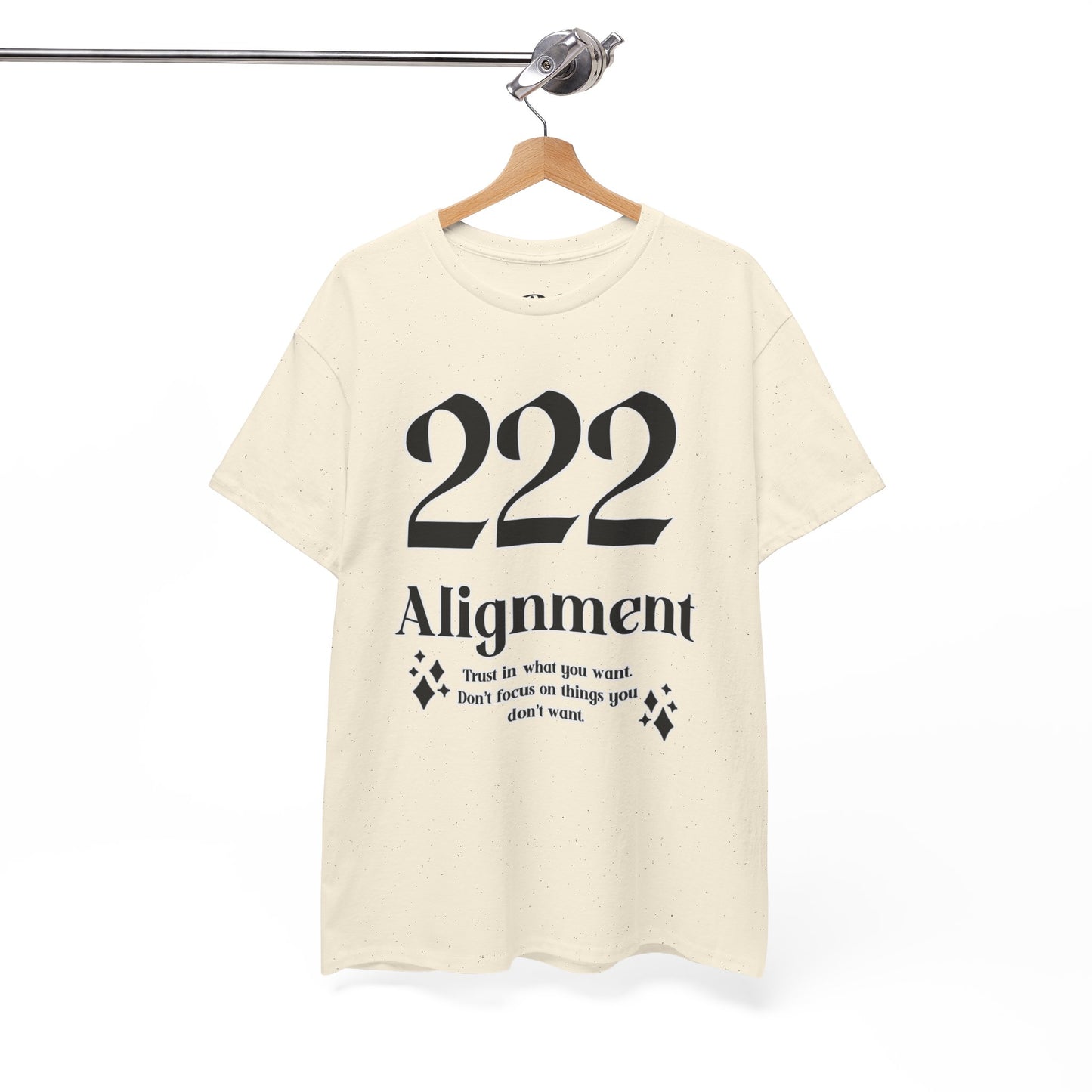 222 Alignment T-Shirt Angel Numbers x BLK